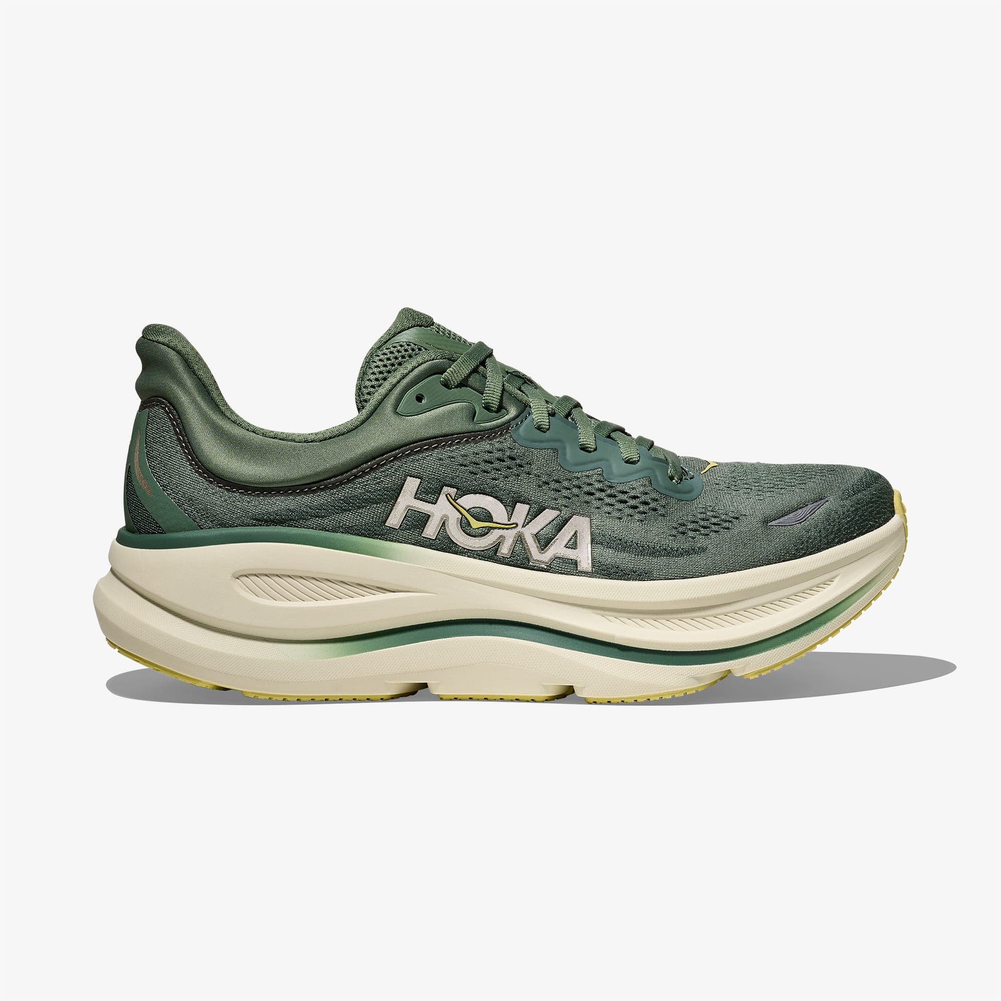 Hoka Bondi 9 Erkek Yeşil Yol Koşusu Ayakkabısı