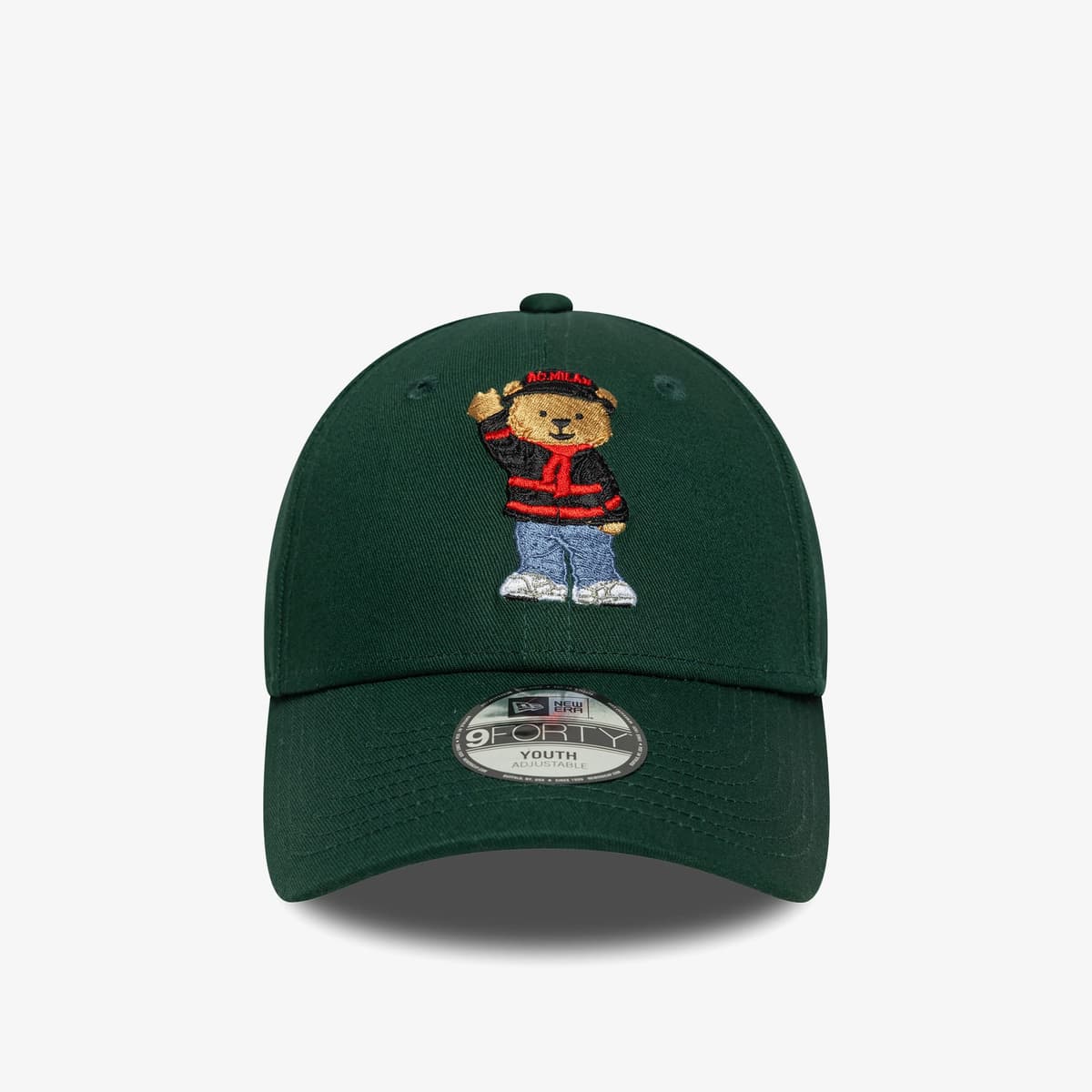 New Era Bear 9Forty Ac Milan Çocuk Yeşil Şapka