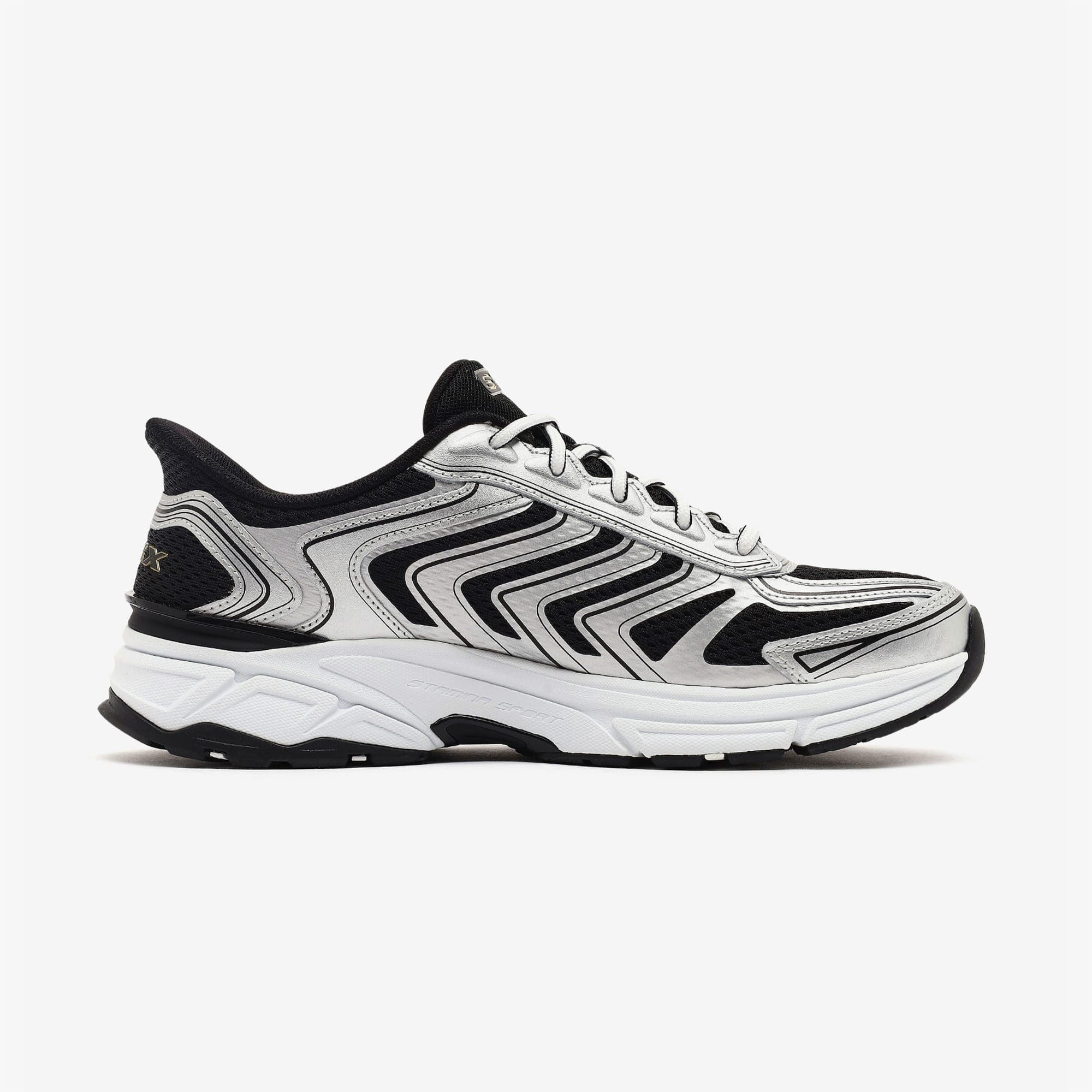 Skechers Slip Ins Stamina Sport Erkek Gri Spor Ayakkabı