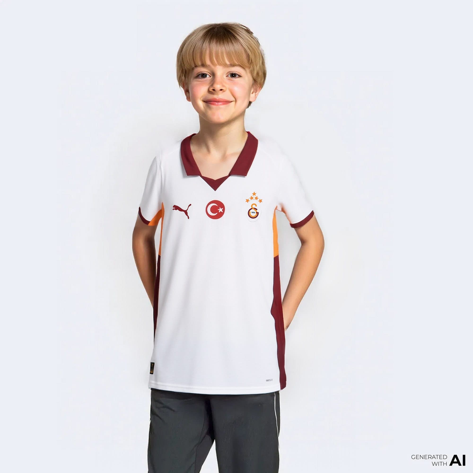 Puma Galatasaray SK Çocuk Beyaz Forma