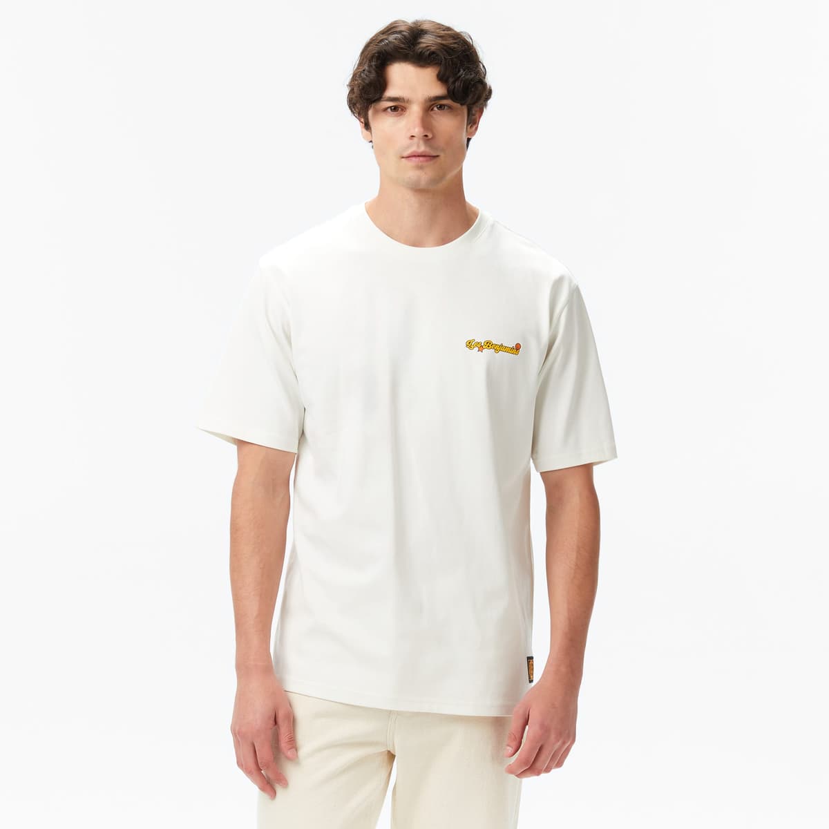 Les Benjamins Erkek Beyaz T-Shirt