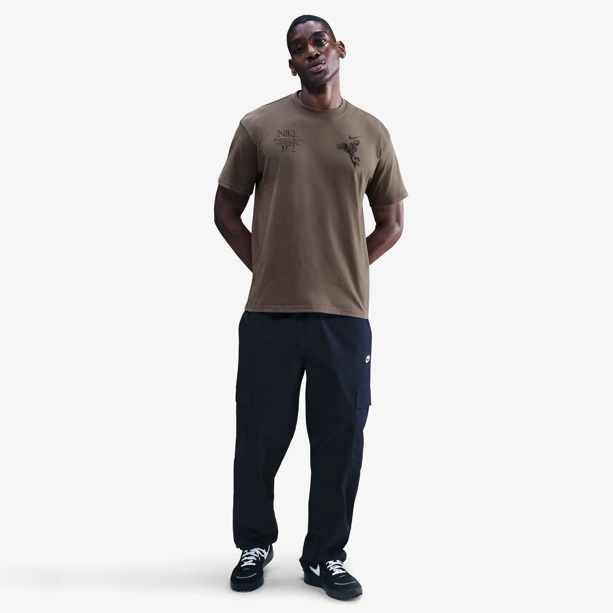 Nike Sportswear Max 90 Erkek Kahverengi T-Shirt