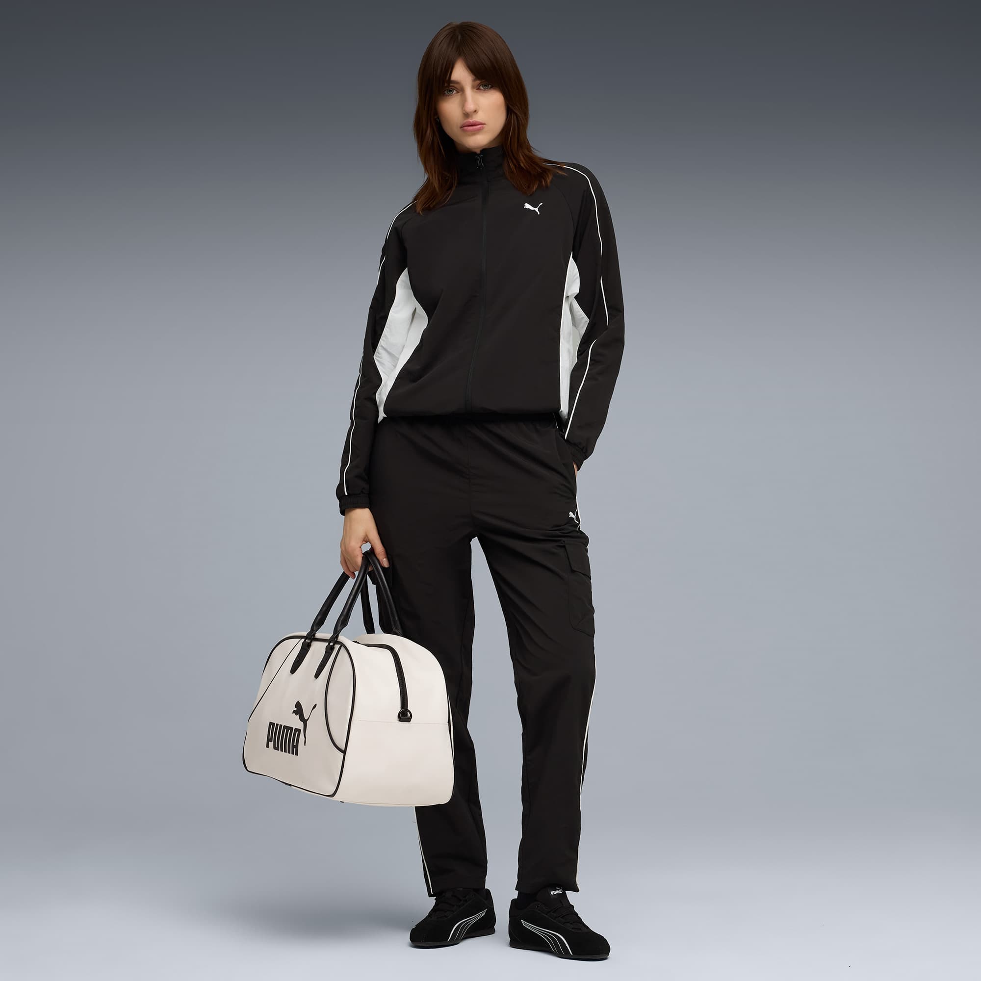 Puma Sport Woven Siyah Kadın Kargo Pantolon