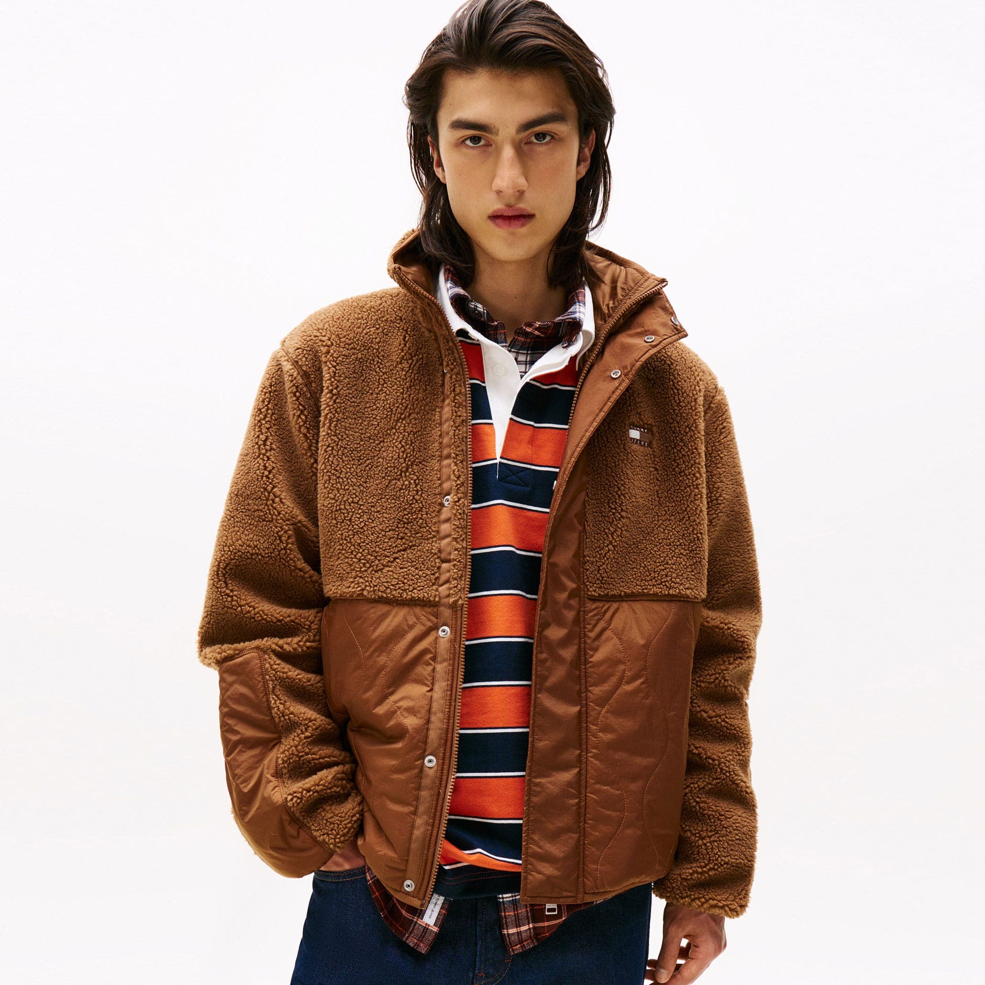 Tommy Hilfiger Relaxed Fit Erkek Kahverengi Ceket
