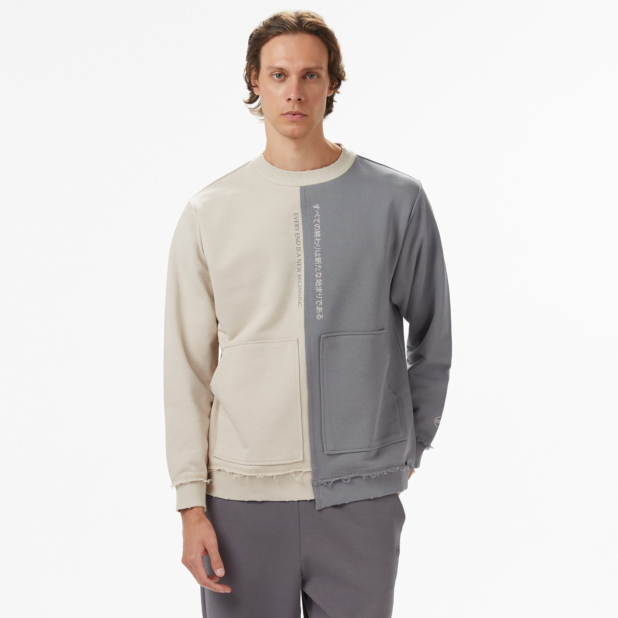 UNITED4 Erkek Gri Sweatshirt