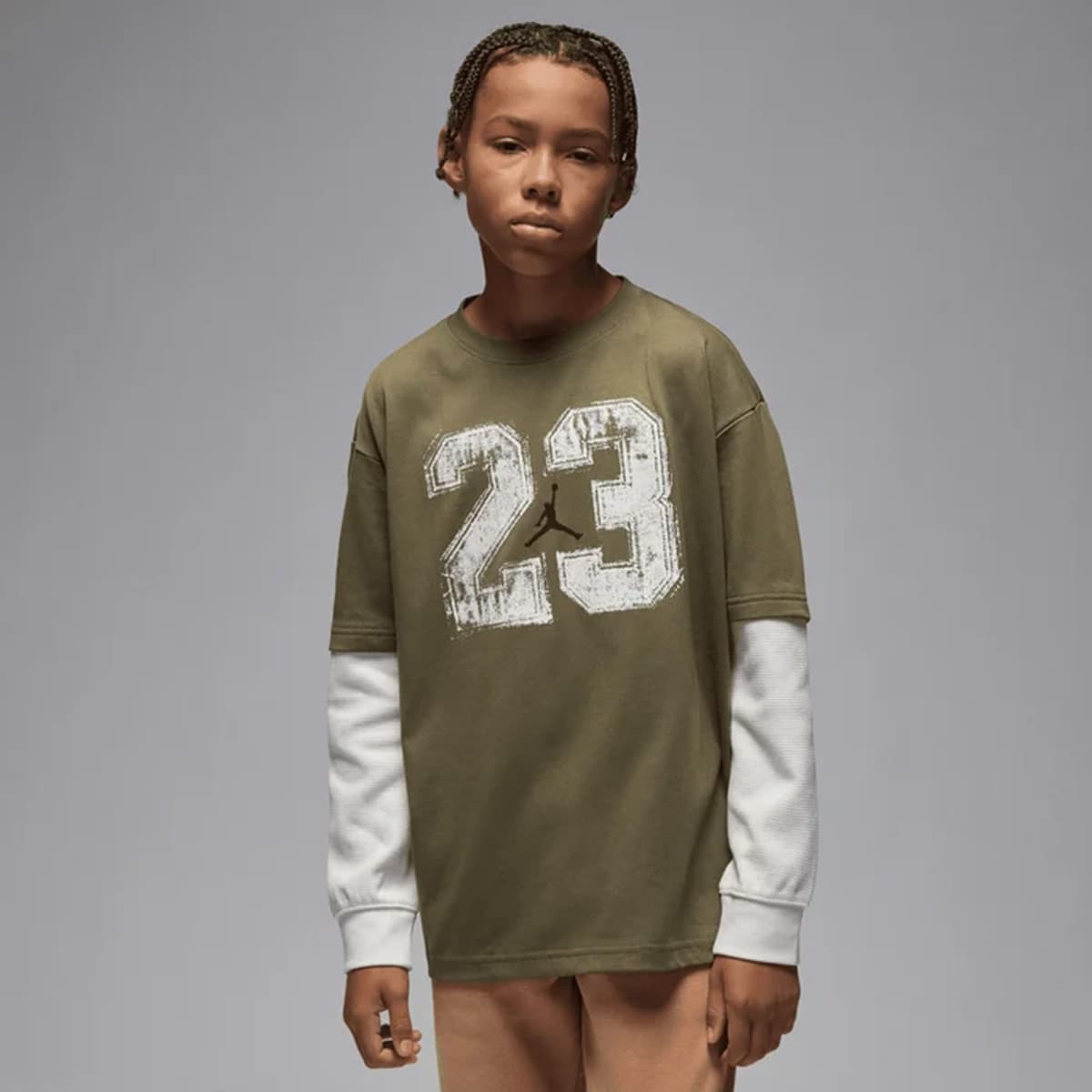 Jordan Dri-Fit MVP 23 Çocuk Yeşil Sweatshirt