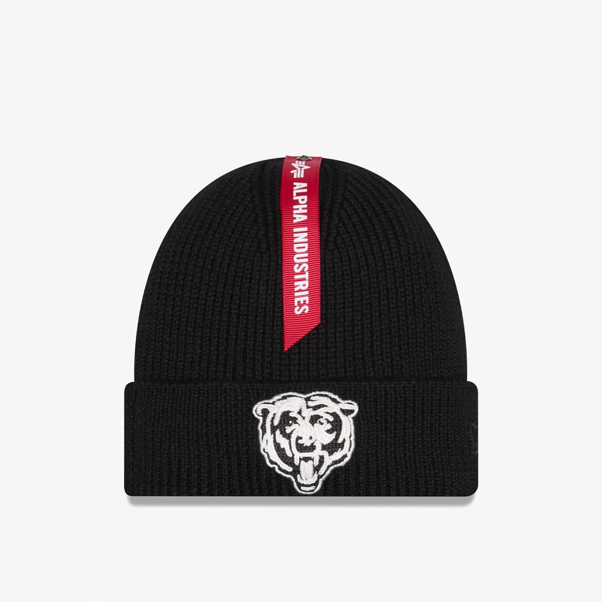 Alpha Industries x New Era Chicago Bears Short Cuff Unisex Siyah Bere