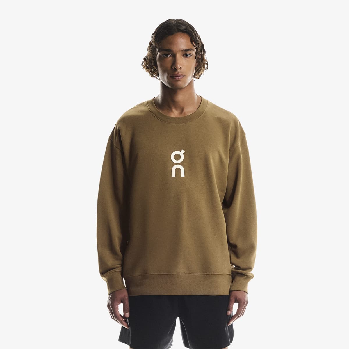 On Club Crew Erkek Kahverengi Sweatshirt