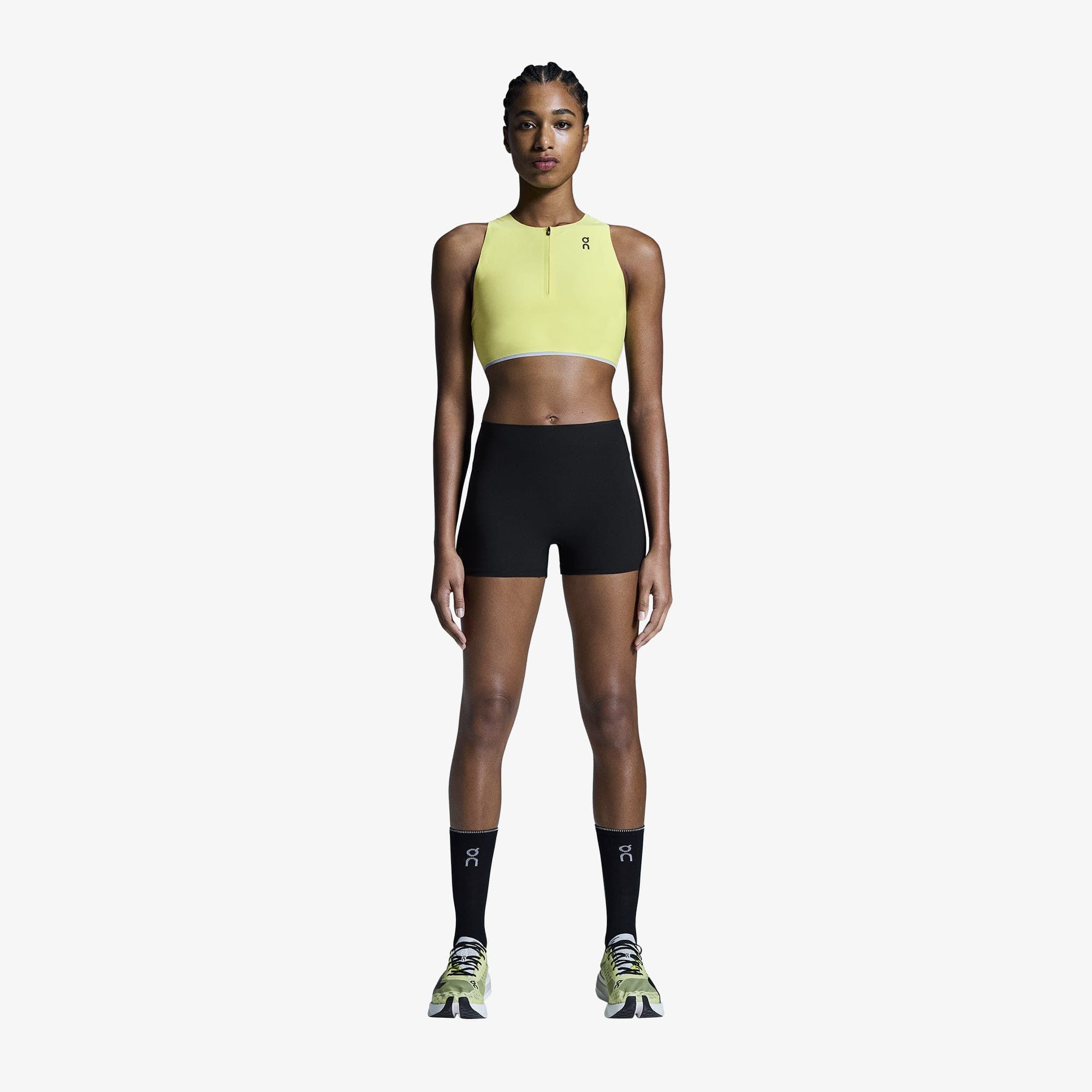 On Race Short Kadın Siyah Tayt