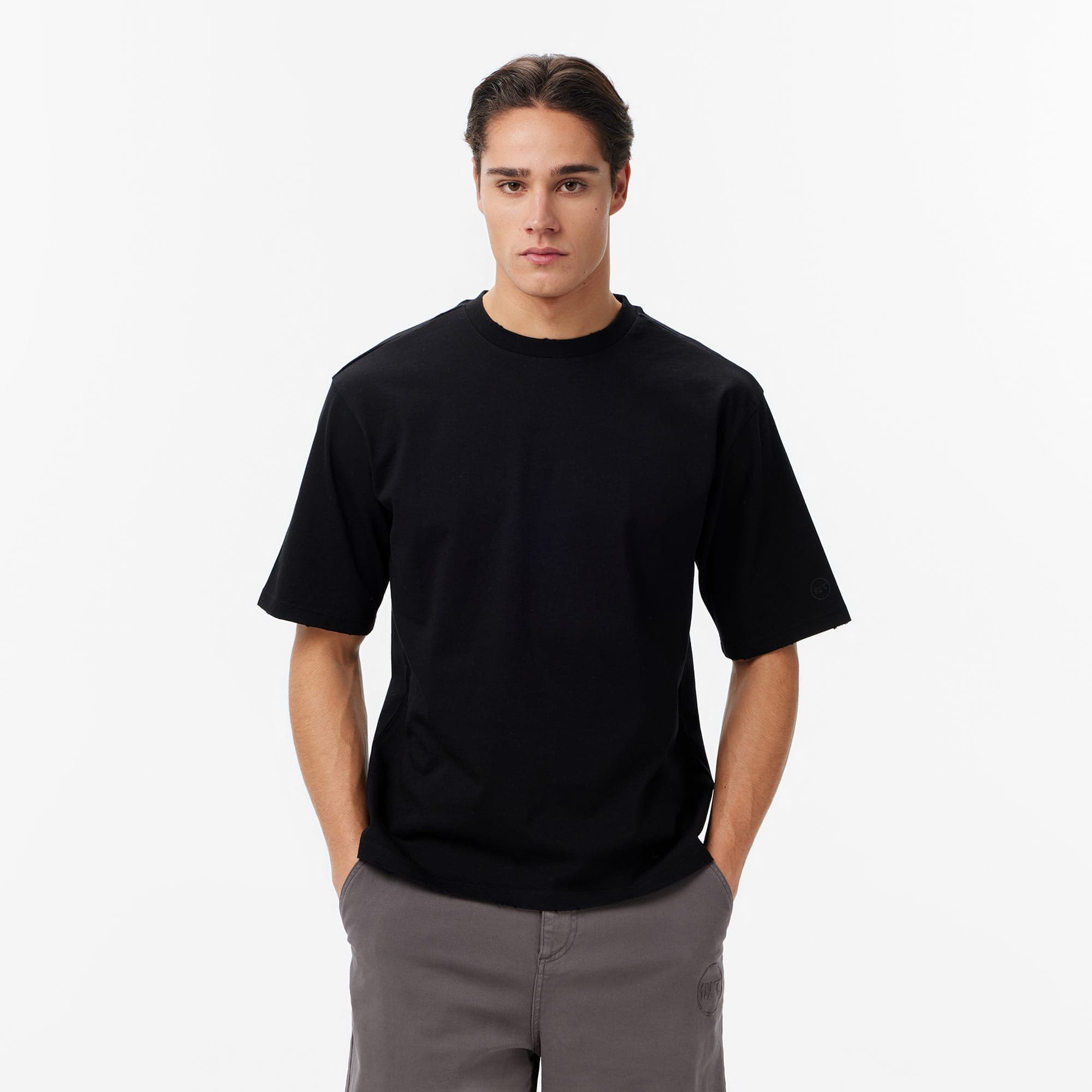 UNITED4 Erkek Siyah T-Shirt