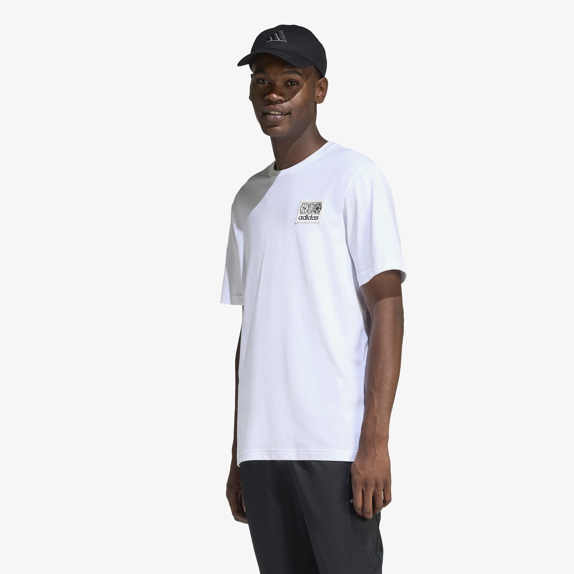 adidas Memories of Sport Patch Erkek Beyaz T-Shirt