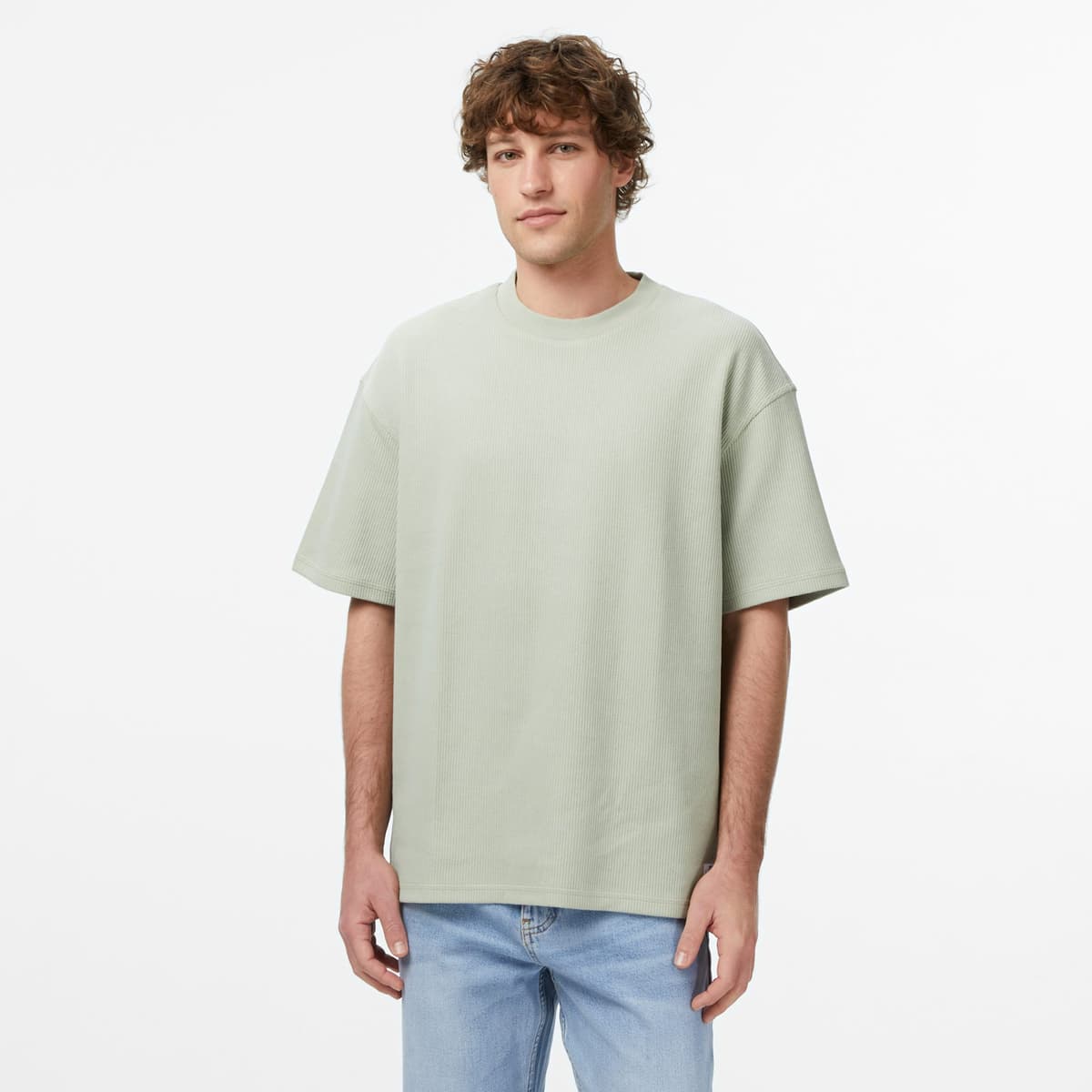 Hugo Boss Cotton Terry Erkek Yeşil T-Shirt
