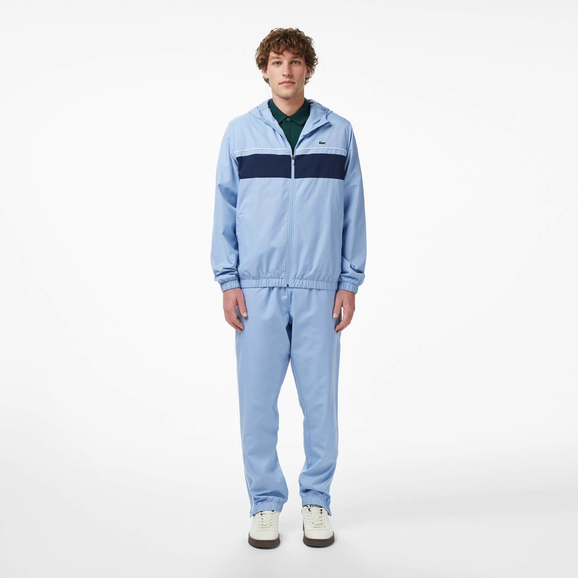 Lacoste Erkek Regular Fit Kapüşonlu Mavi Eşofman Takımı