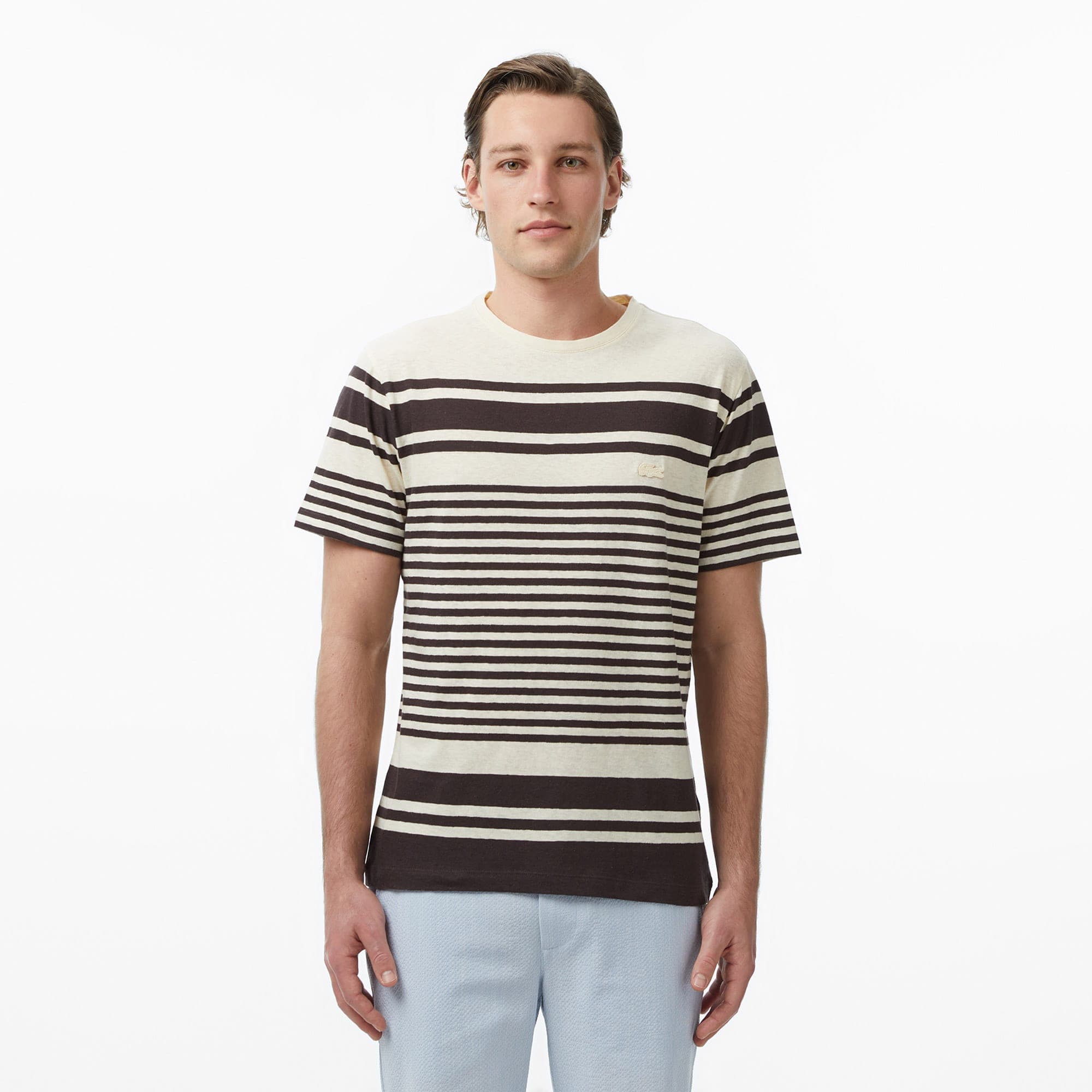 Lacoste Regular Fit Erkek Kahverengi T-Shirt