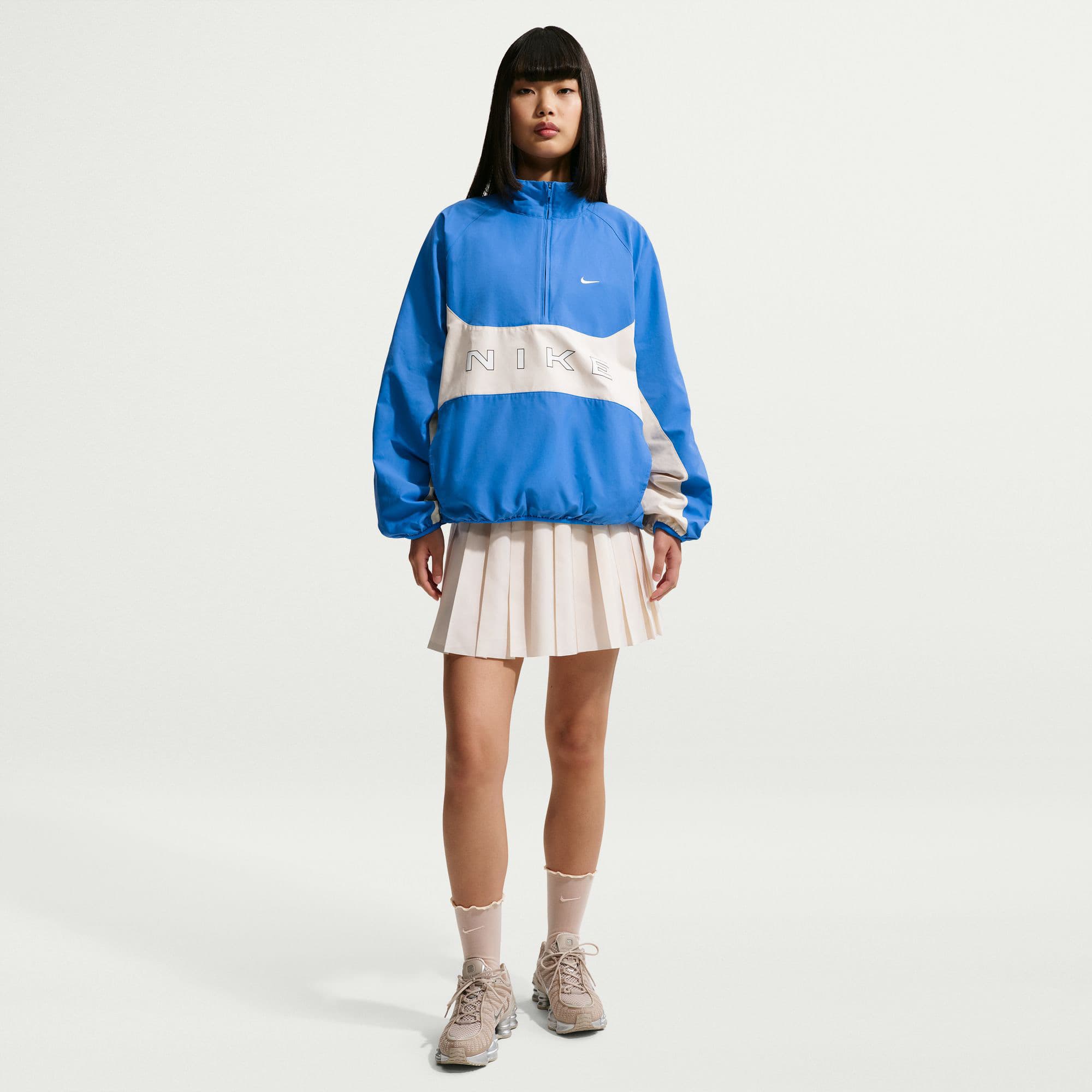 Nike Sportswear Knife Pleat Kadın Beyaz Etek