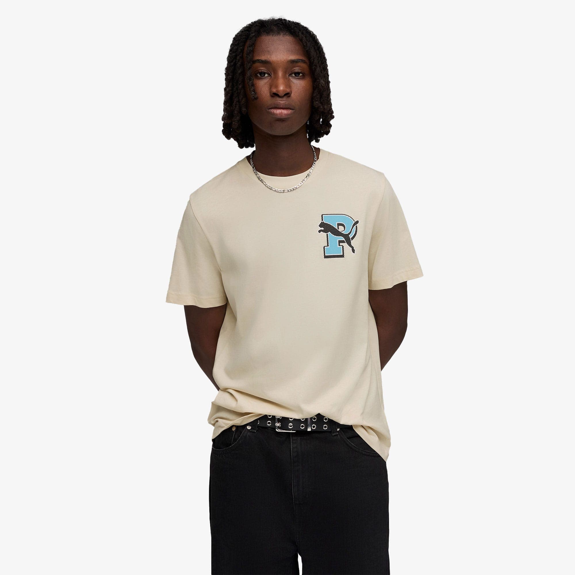 Puma Graphic Erkek Beyaz T-Shirt