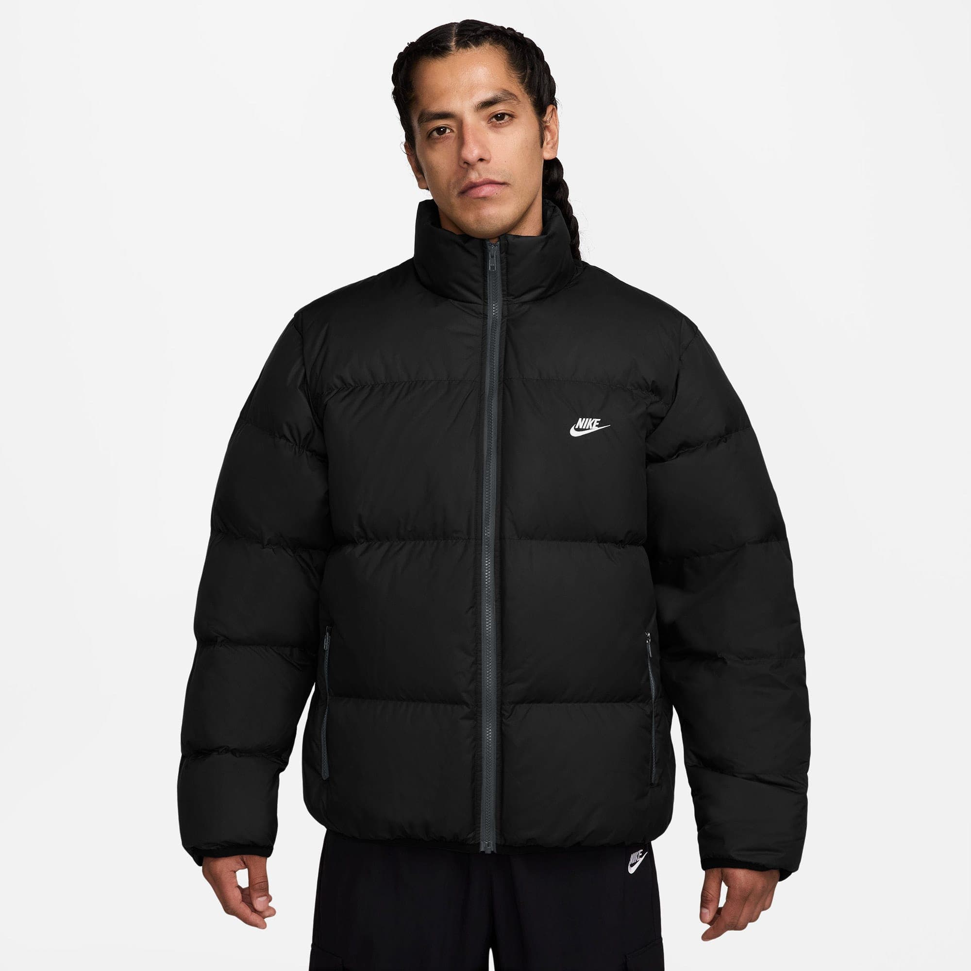Nike Sportswear Club Erkek Siyah Ceket