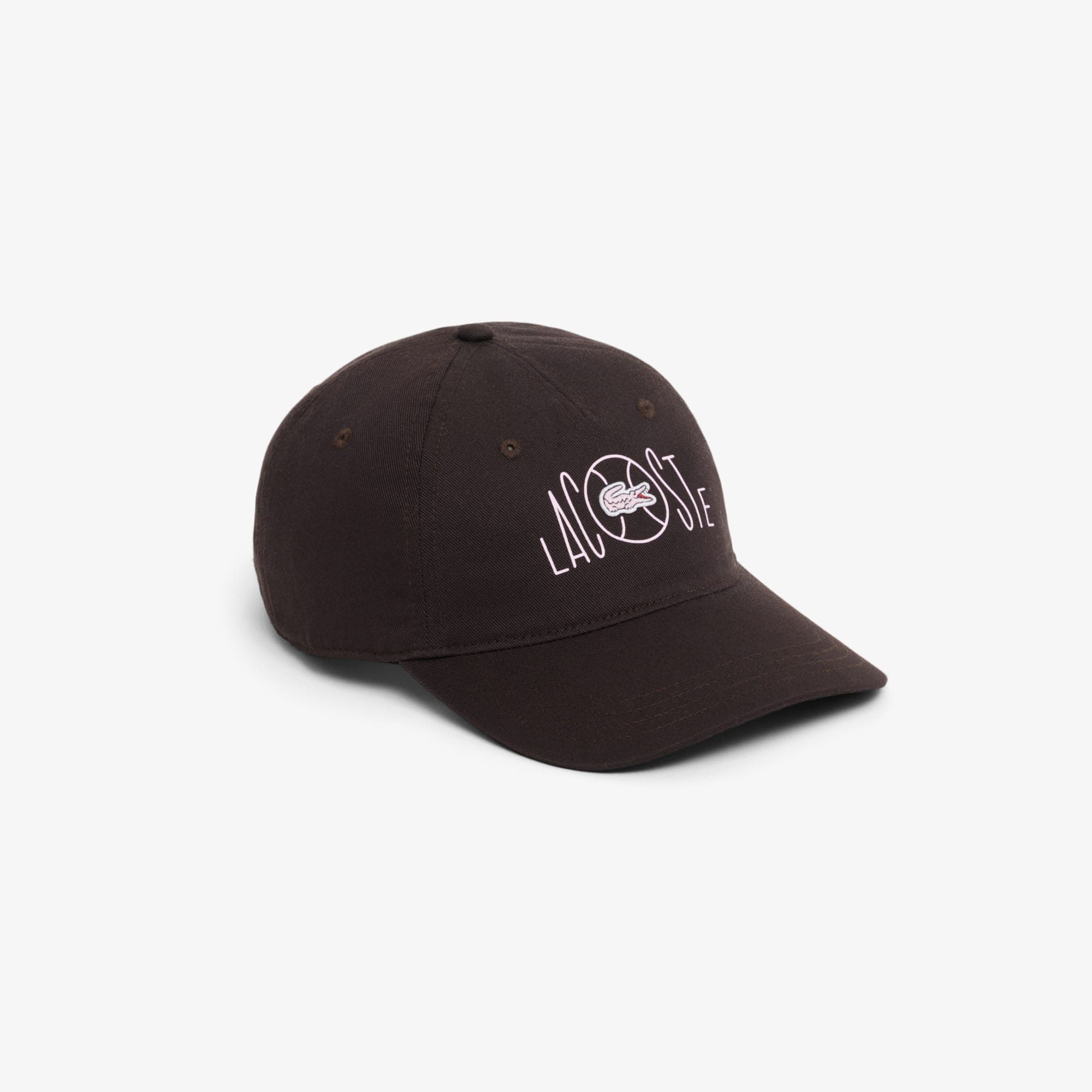 Lacoste Baskılı Unisex Kahverengi Şapka