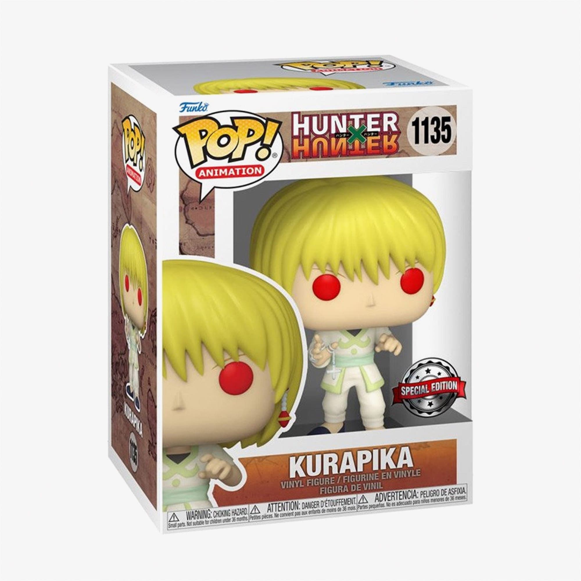 Funko Pop! Animation: Hunter x Kurapika Unisex Renkli Figür