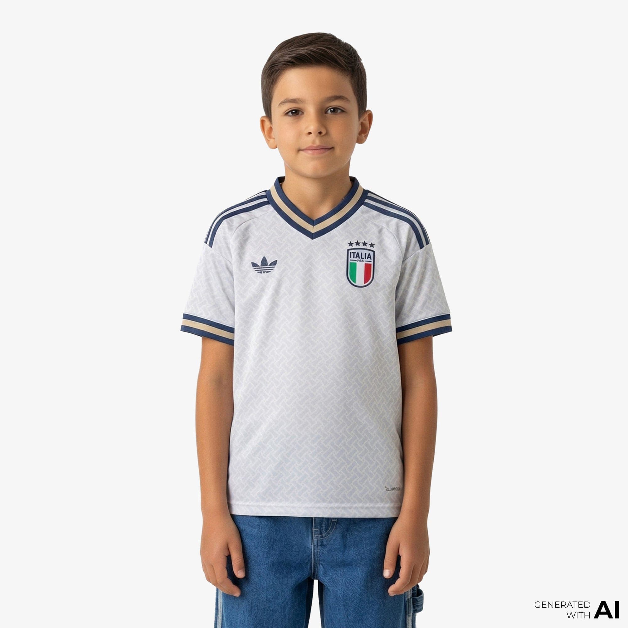 adidas İtalya Milli Takım Çocuk Mavi Forma