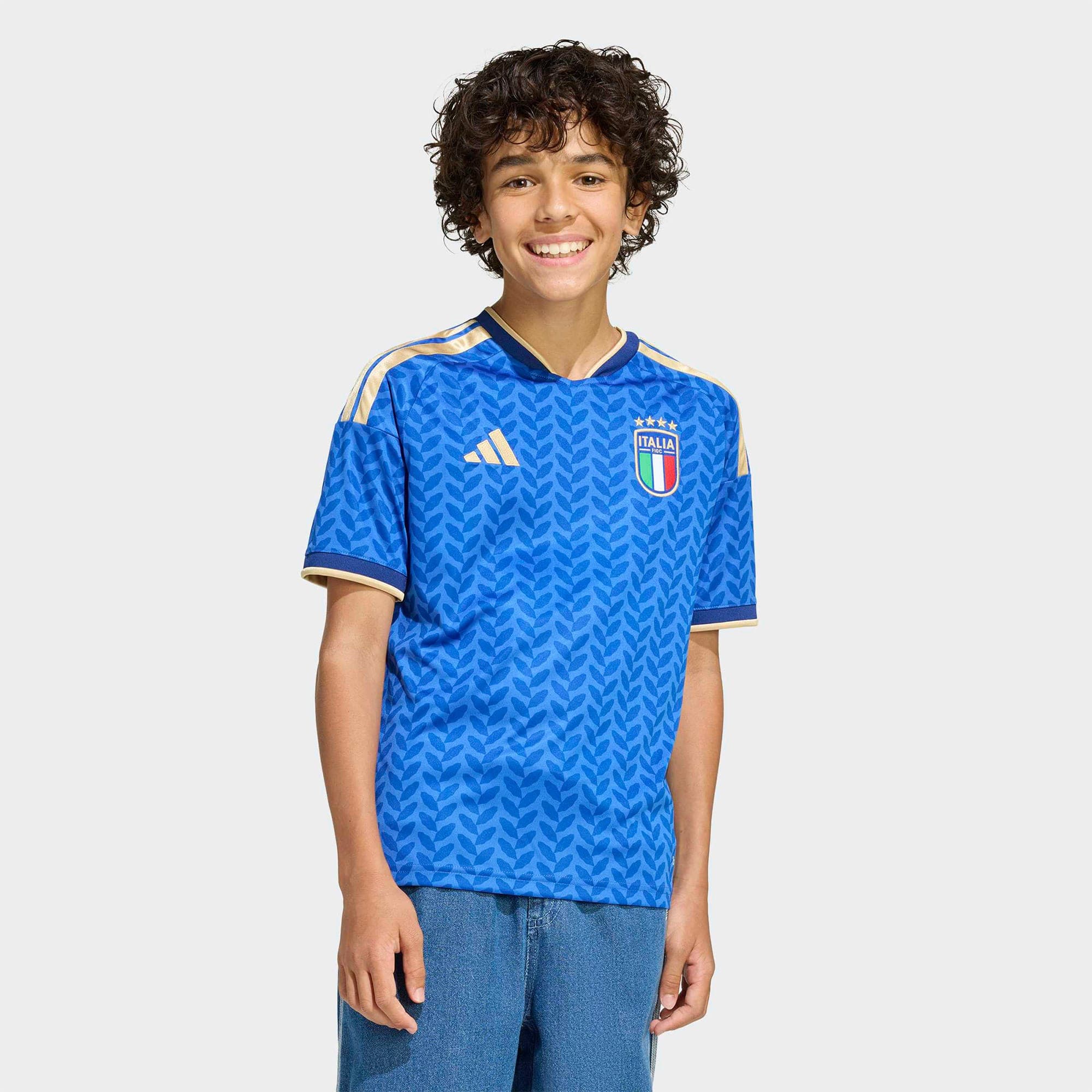 adidas İtalya Milli Takım Çocuk Mavi Forma