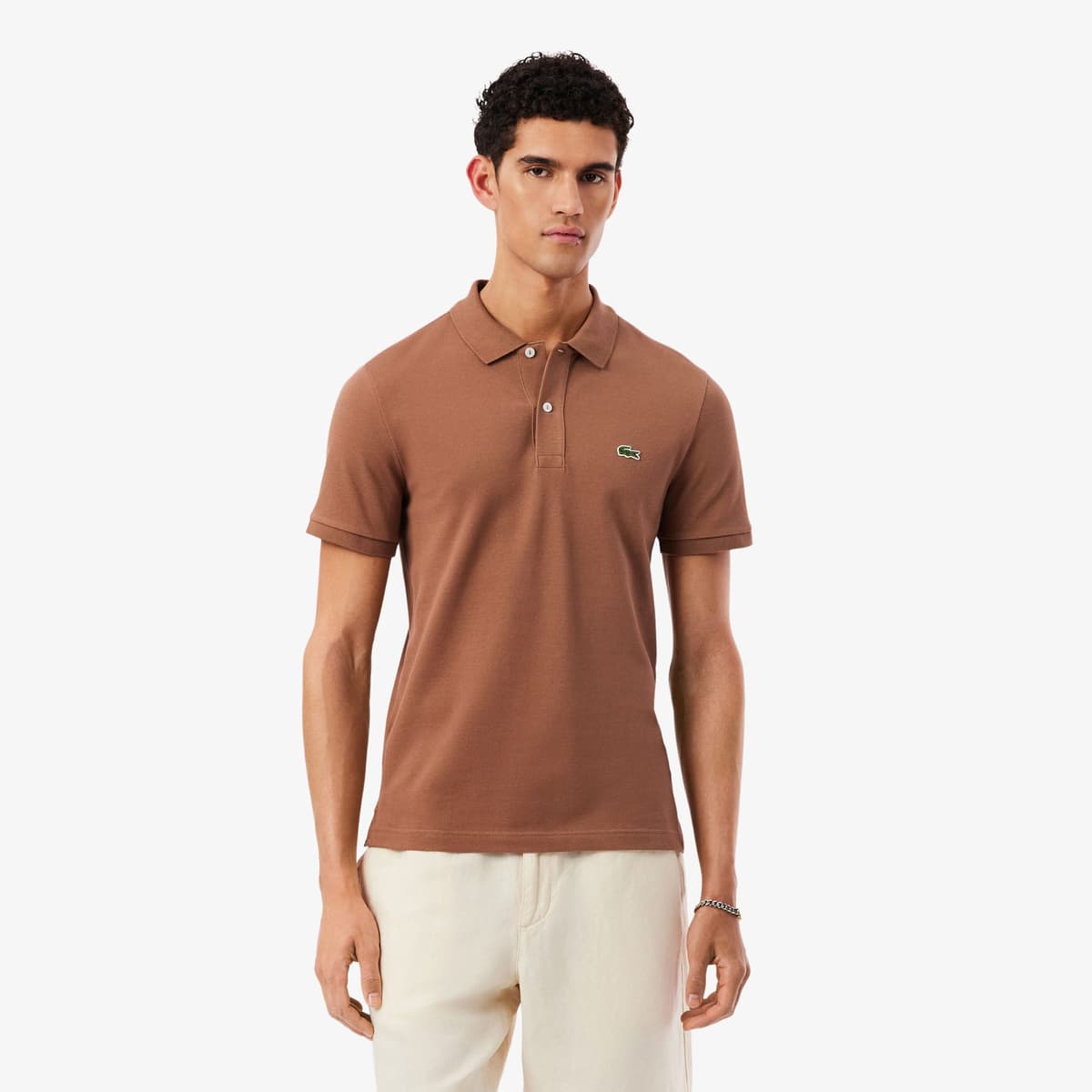 Lacoste L.12.12 Erkek Slim Fit Turuncu Polo