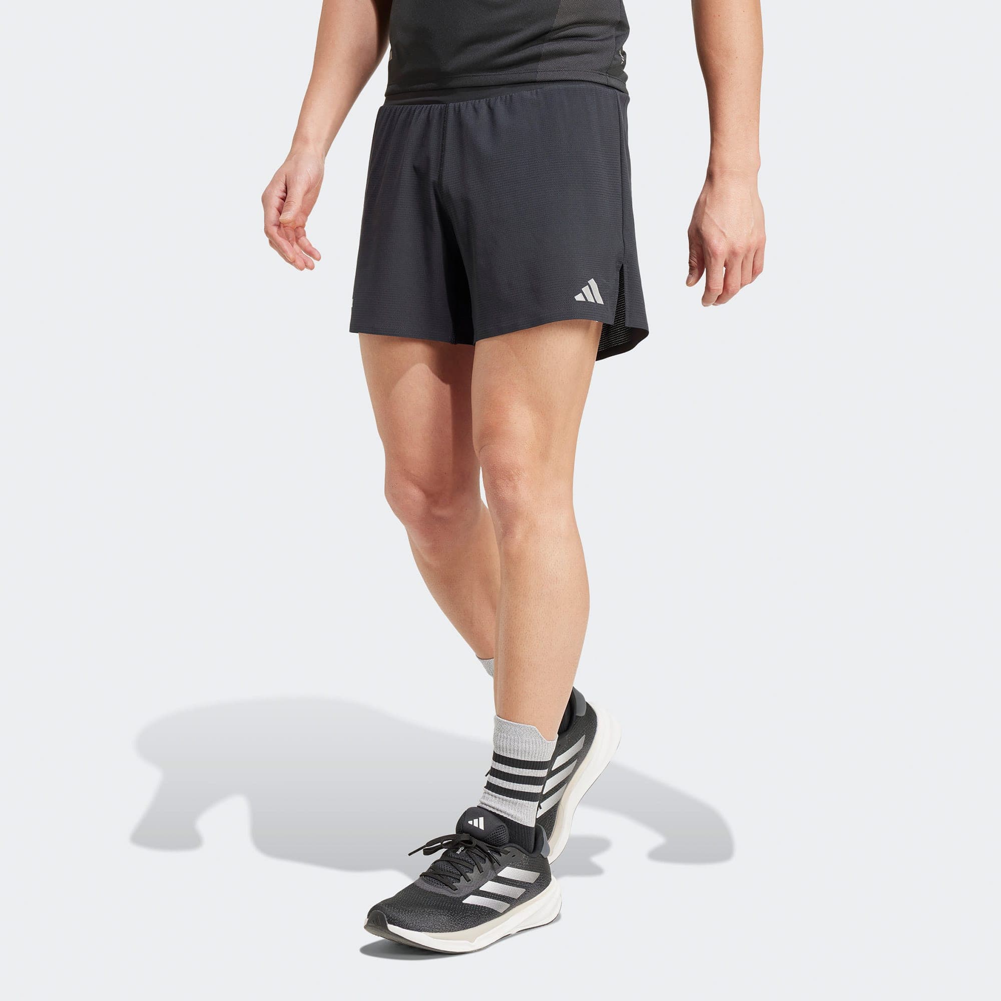 adidas Ultimate HEAT.RDY Erkek Siyah Koşu Şortu