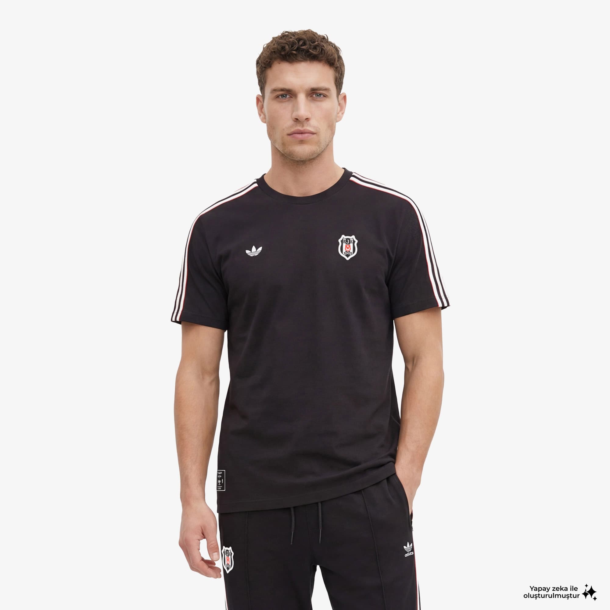 adidas Bjk Icon Erkek Siyah T-Shirt