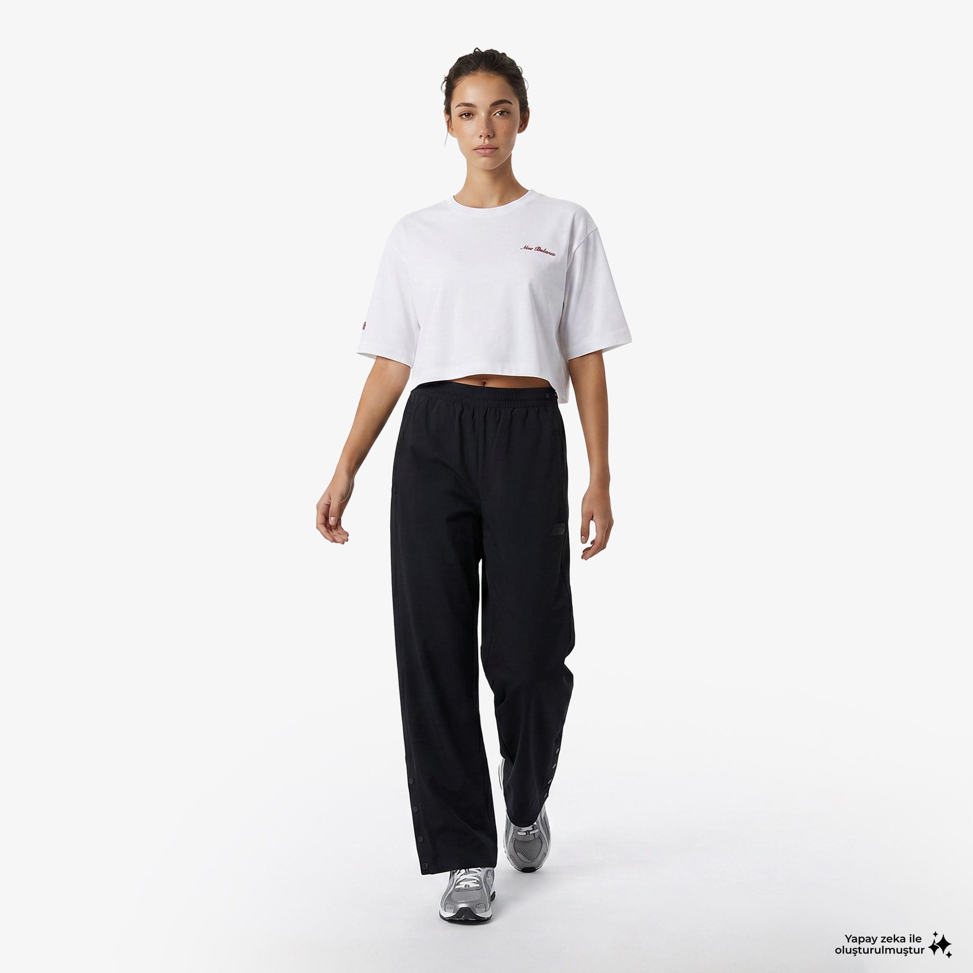 New Balance WNP1612 Lifestyle Kadın Siyah Eşofman Altı