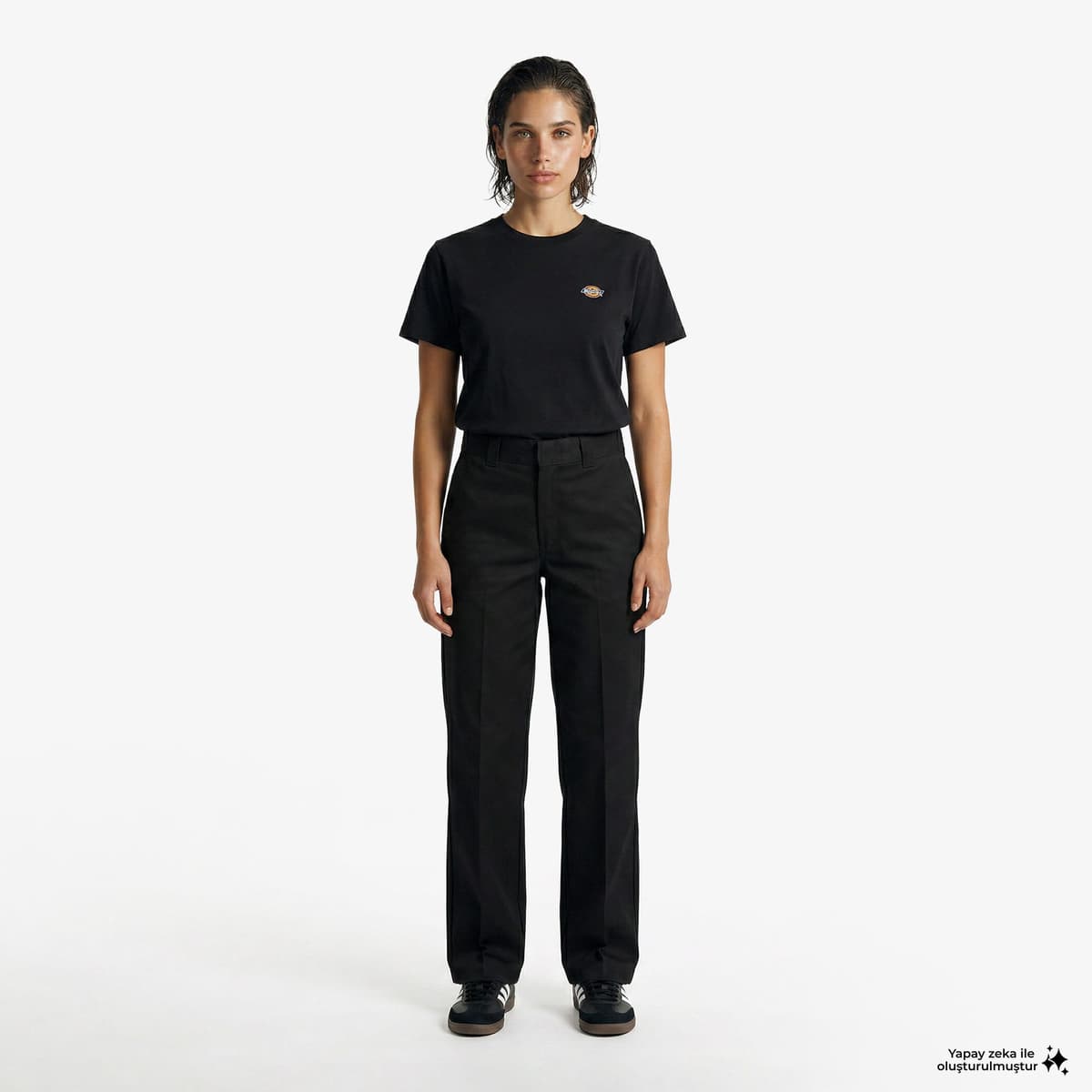 Dickies Union Loose Straight Kadın Siyah Pantolon