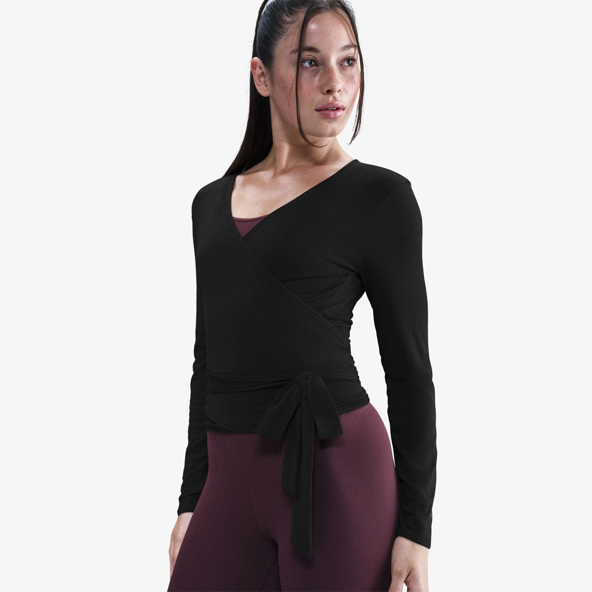 Nike One Relaxed Dri-FIT Top Kadın Siyah T-Shirt