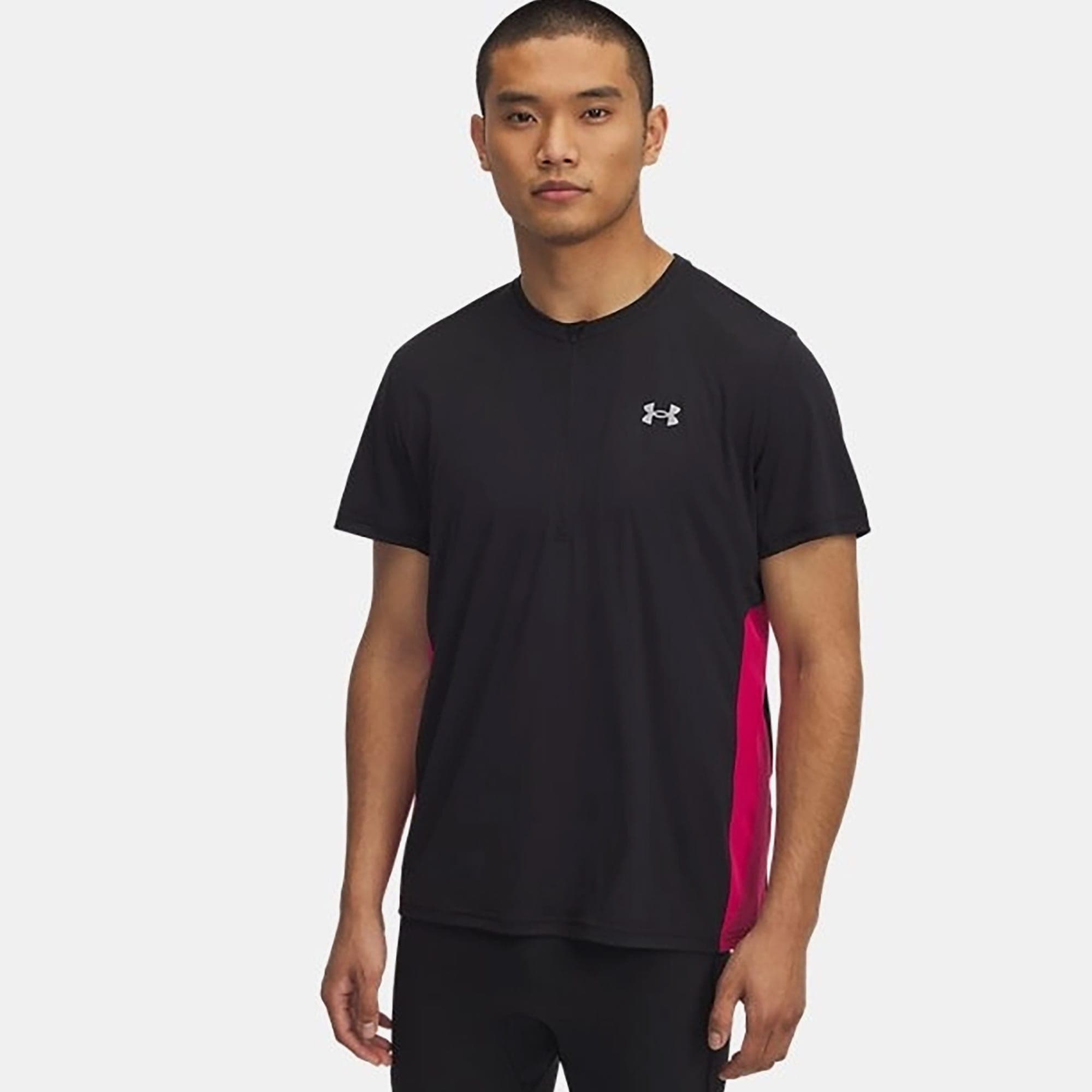 Under Armour Trail Run Erkek Siyah T-Shirt