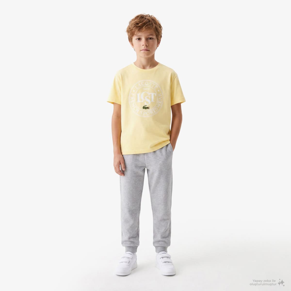 Lacoste Çocuk Gri Eşofman Altı