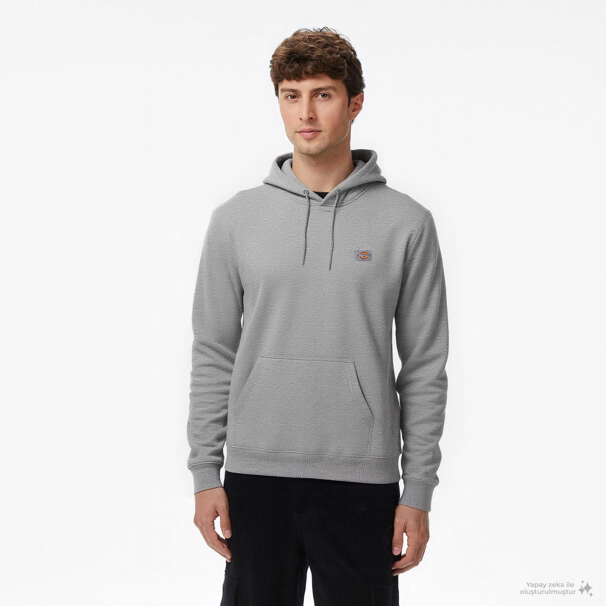 Dickies Oakport Erkek Gri Hoodie