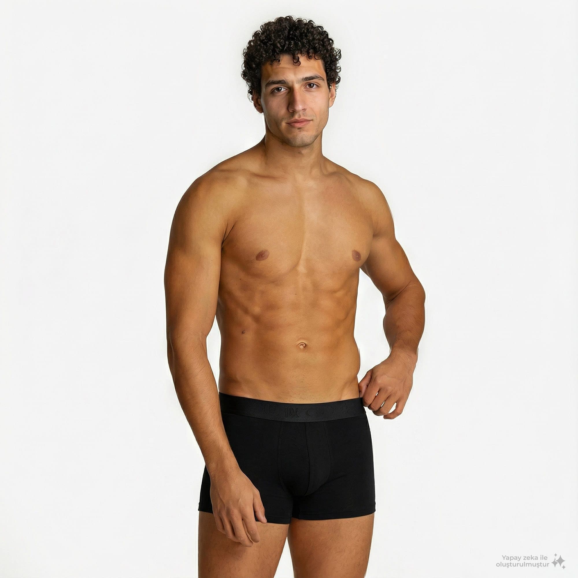 UNITED4 Classic Erkek Siyah Boxer