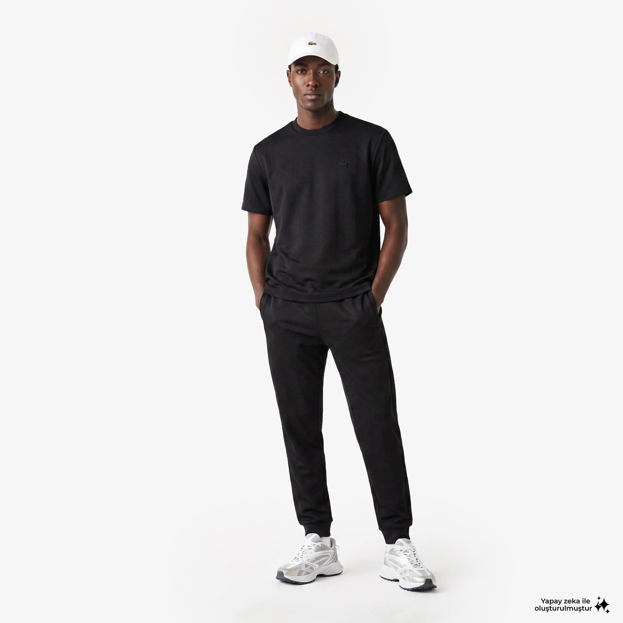 Lacoste Regular Fit Erkek Siyah Eşofman Altı