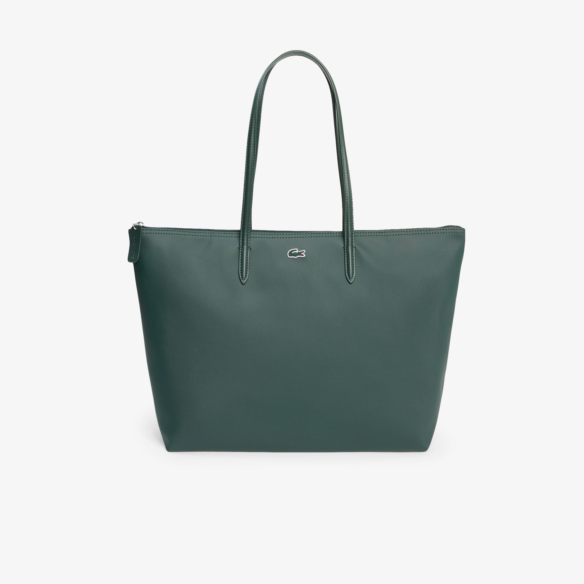 Lacoste Large L.12.12 Kadın Koyu Yeşil Omuz Çantası