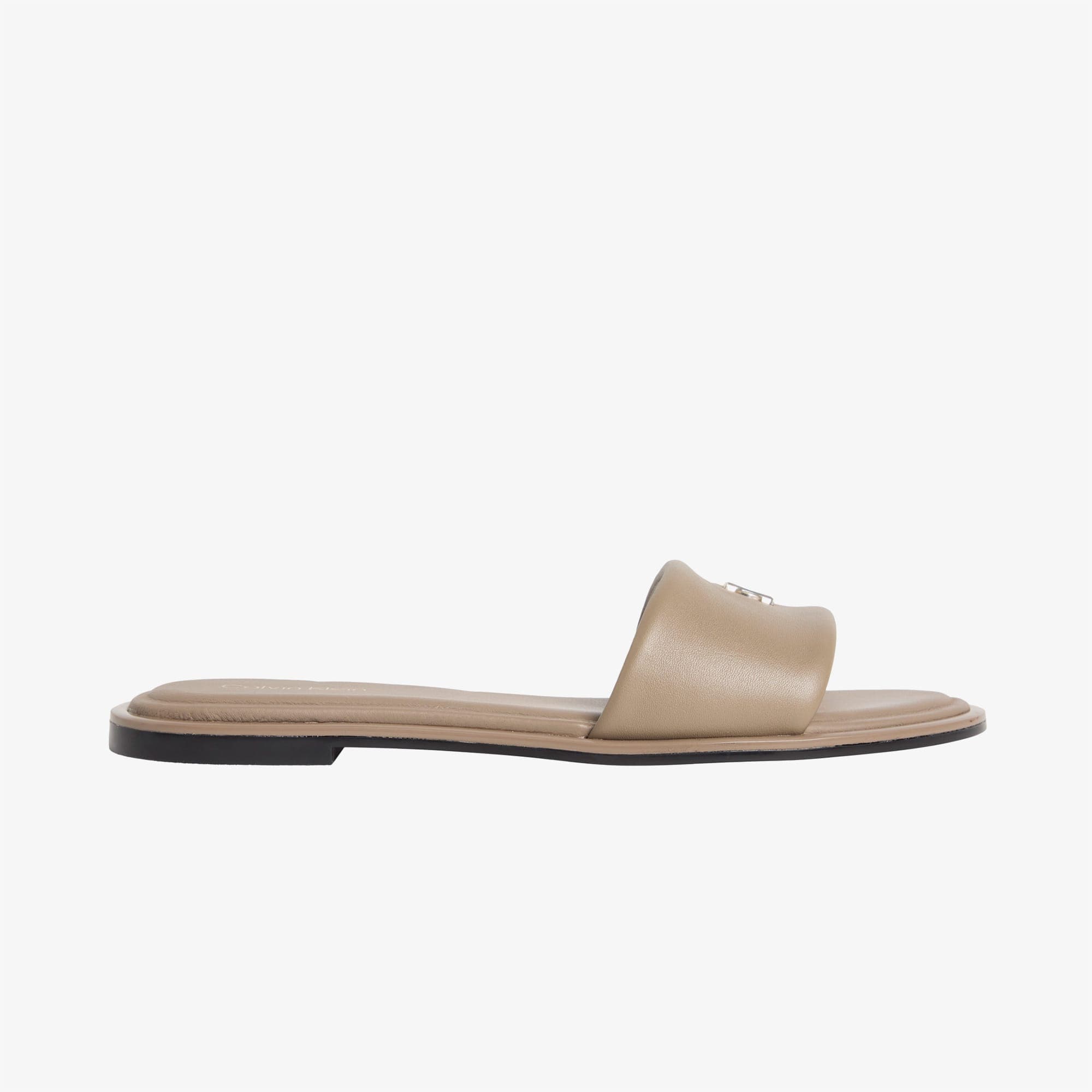 Calvin Klein Round Flat Kadın Bej Terlik