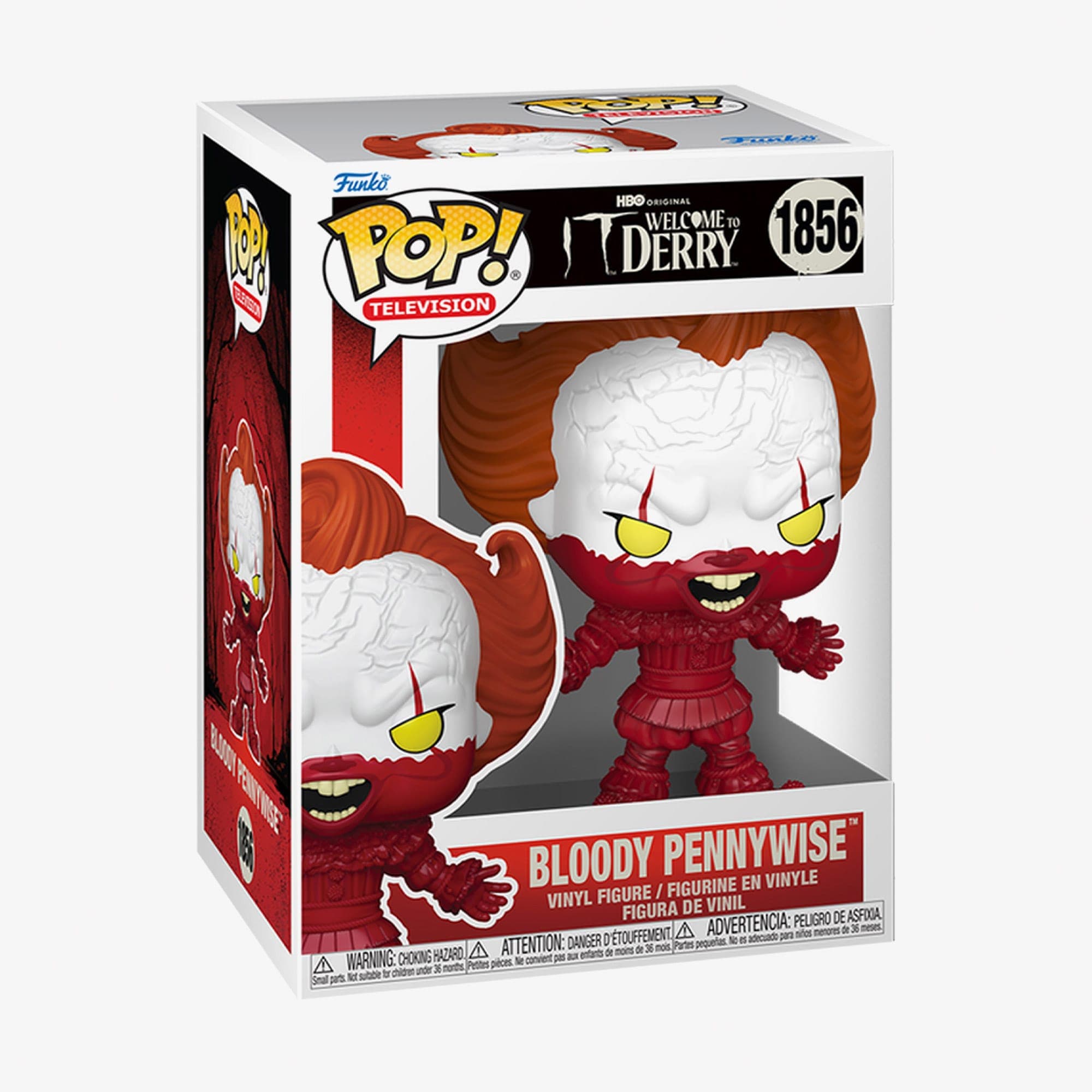 Funko Pop! Tv: IT - Welcome To Derry - Bloody Pennywise Unisex Renkli Figür