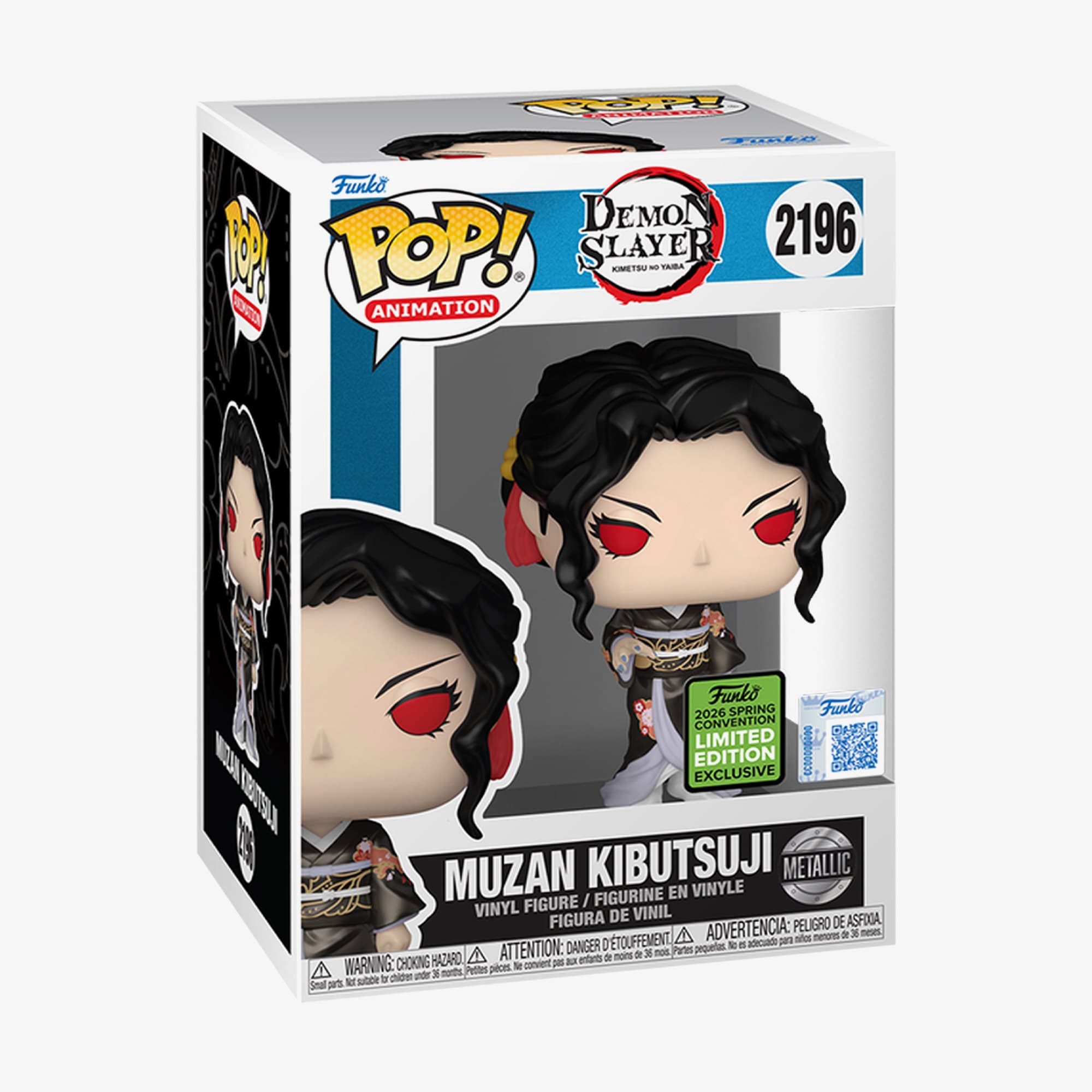 Funko Pop! Animation:Demon Slayer Muzan Kimuno Unisex Renkli Figür