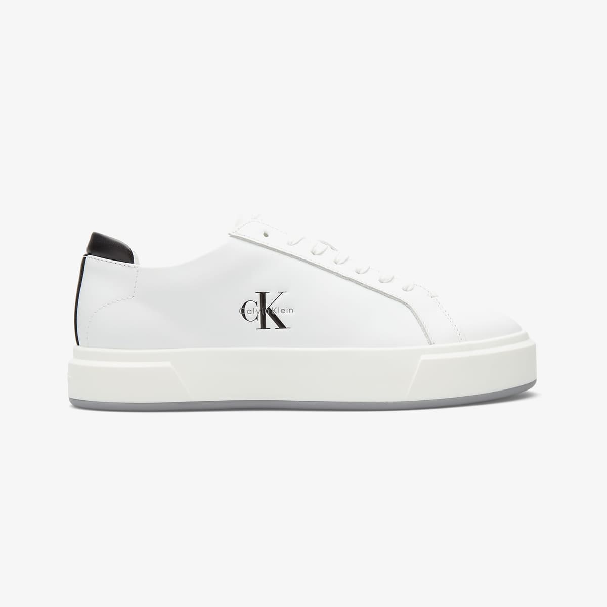 Calvin Klein Basket Cupsole Lace Up Erkek Beyaz Sneaker