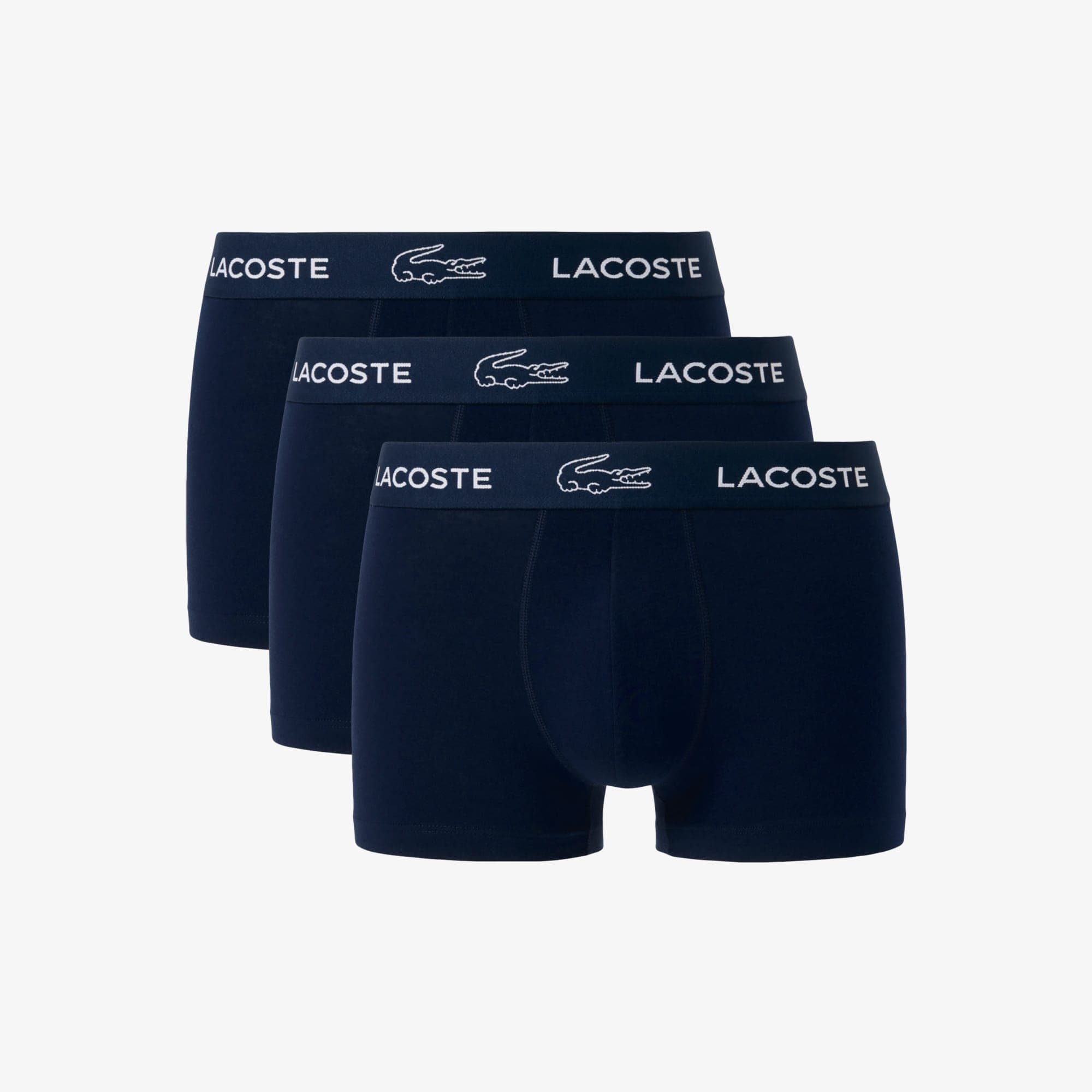 Lacoste Active Erkek 3'lü Lacivert Boxer