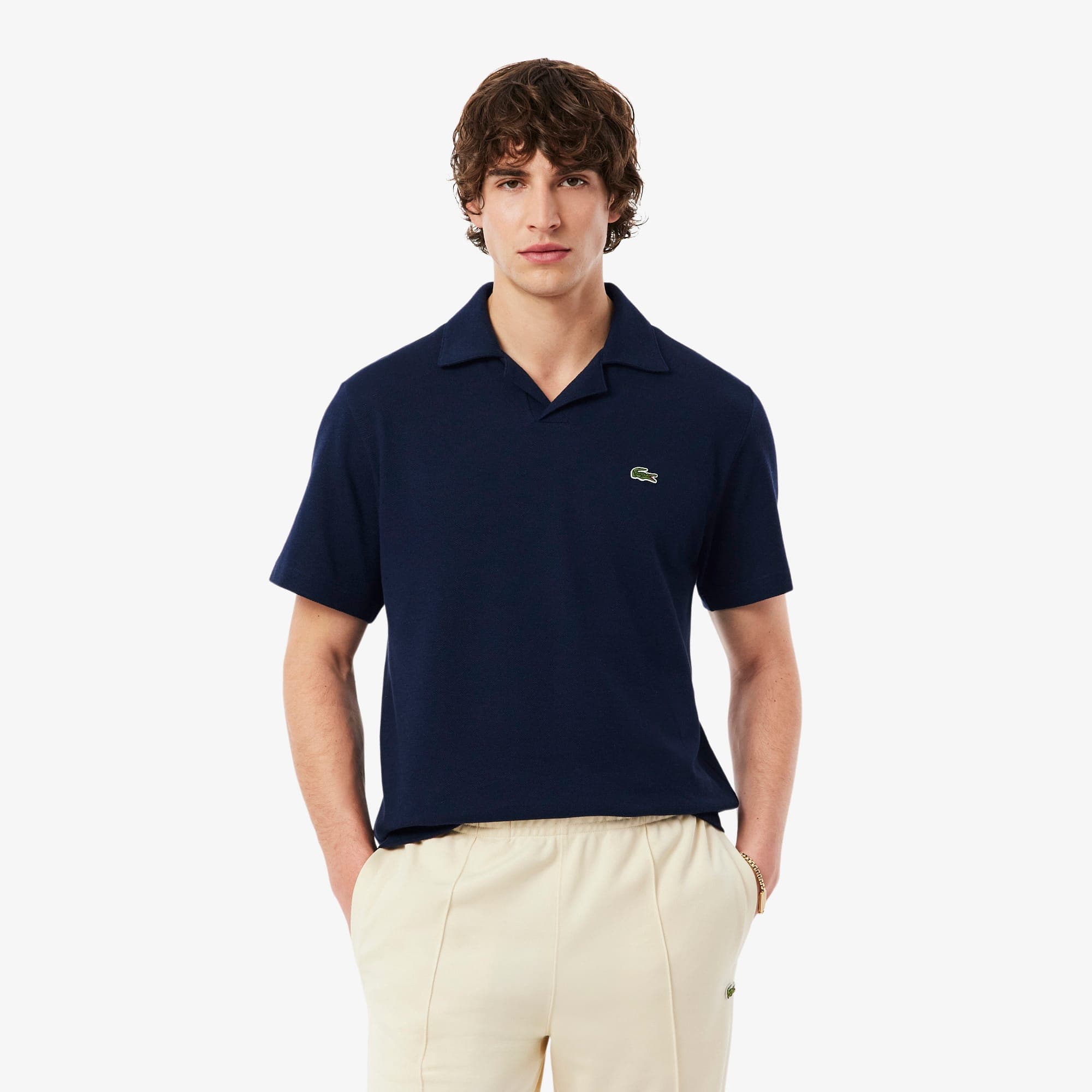 Lacoste Classic Fit Çocuk Lacivert Polo