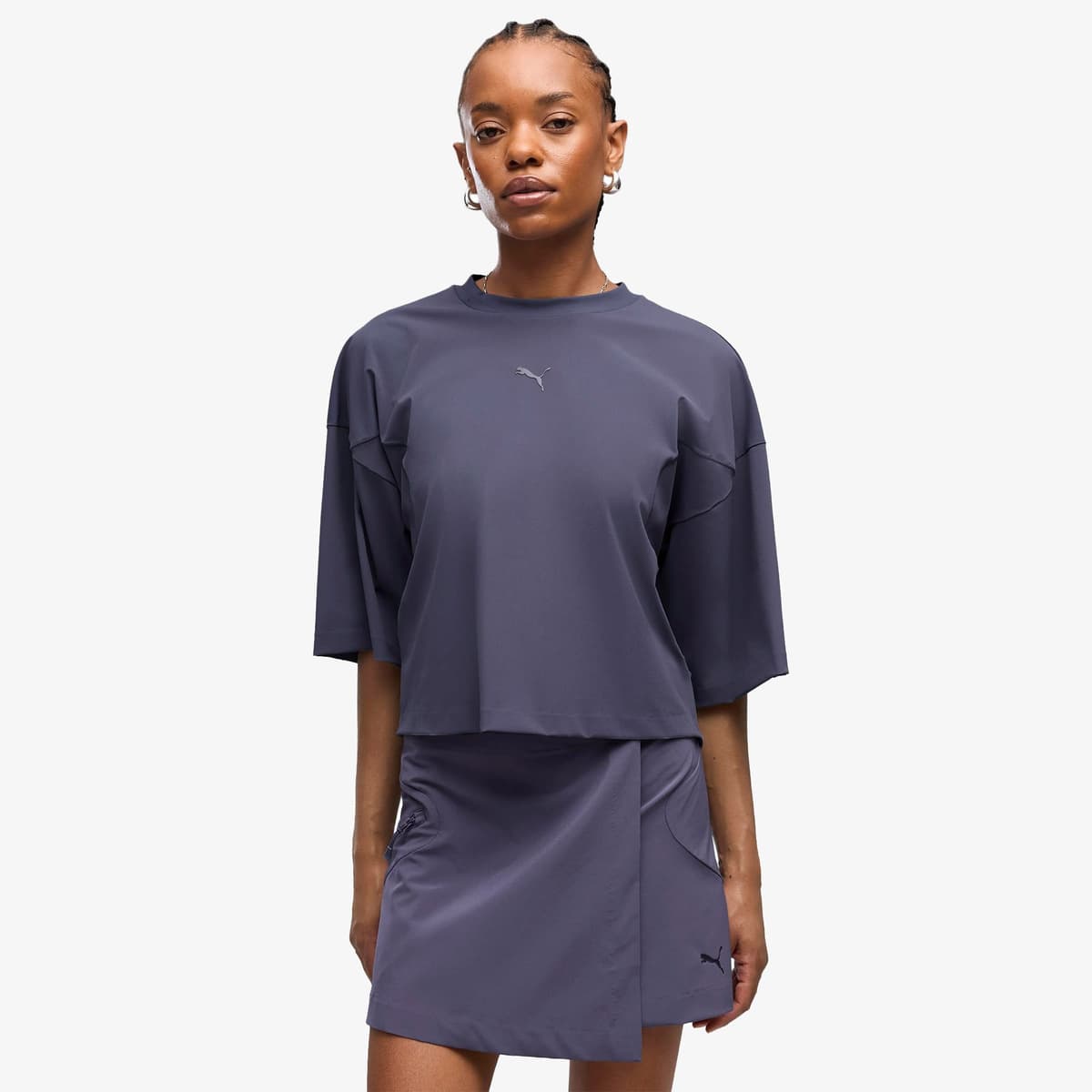 Puma Tech Sense Warpknit Kadın Mavi T-Shirt