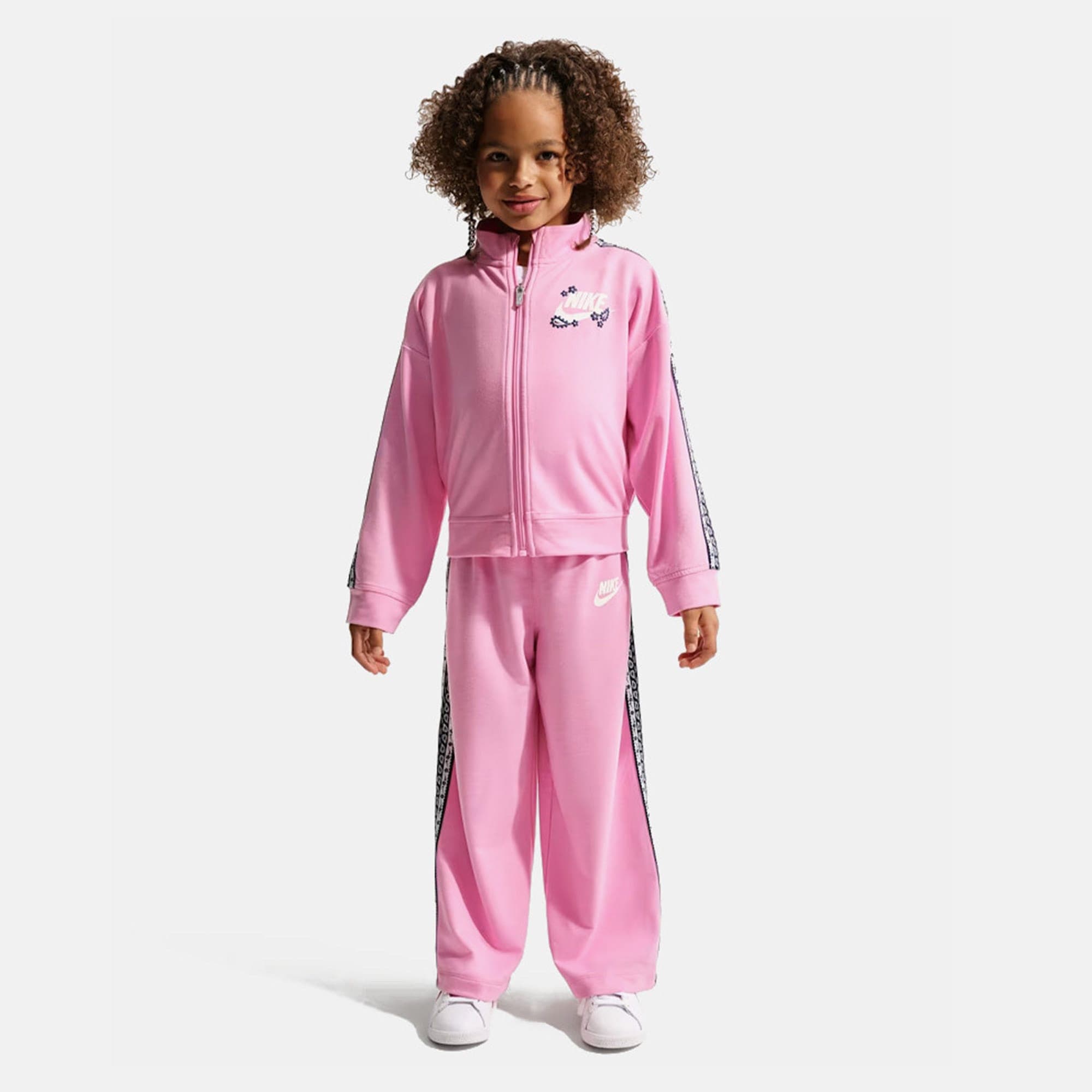 Nike Nkg Retro Remix Track Set Çocuk Pembe Eşofman Takımı