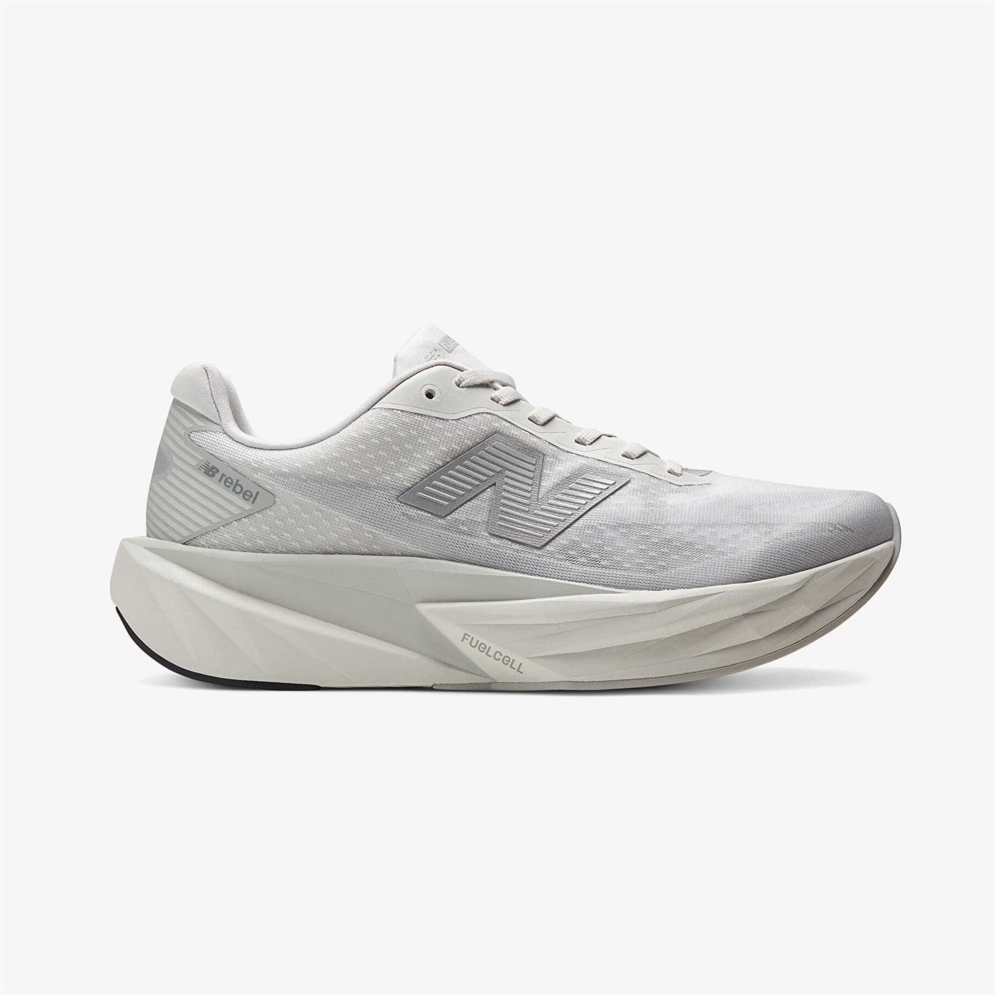 New Balance FuelCell Rebel v5 Erkek Gri Koşu Ayakkabısı