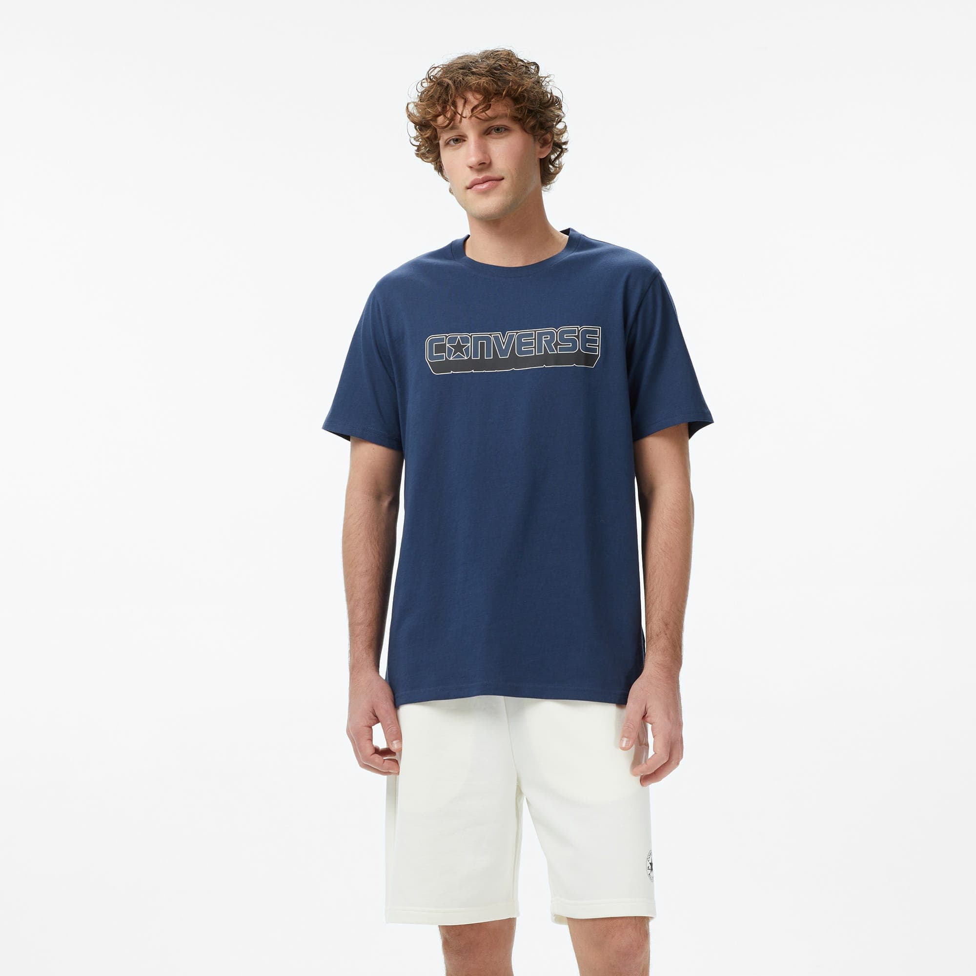 Converse Regular Fit Erkek Lacivert T-Shirt