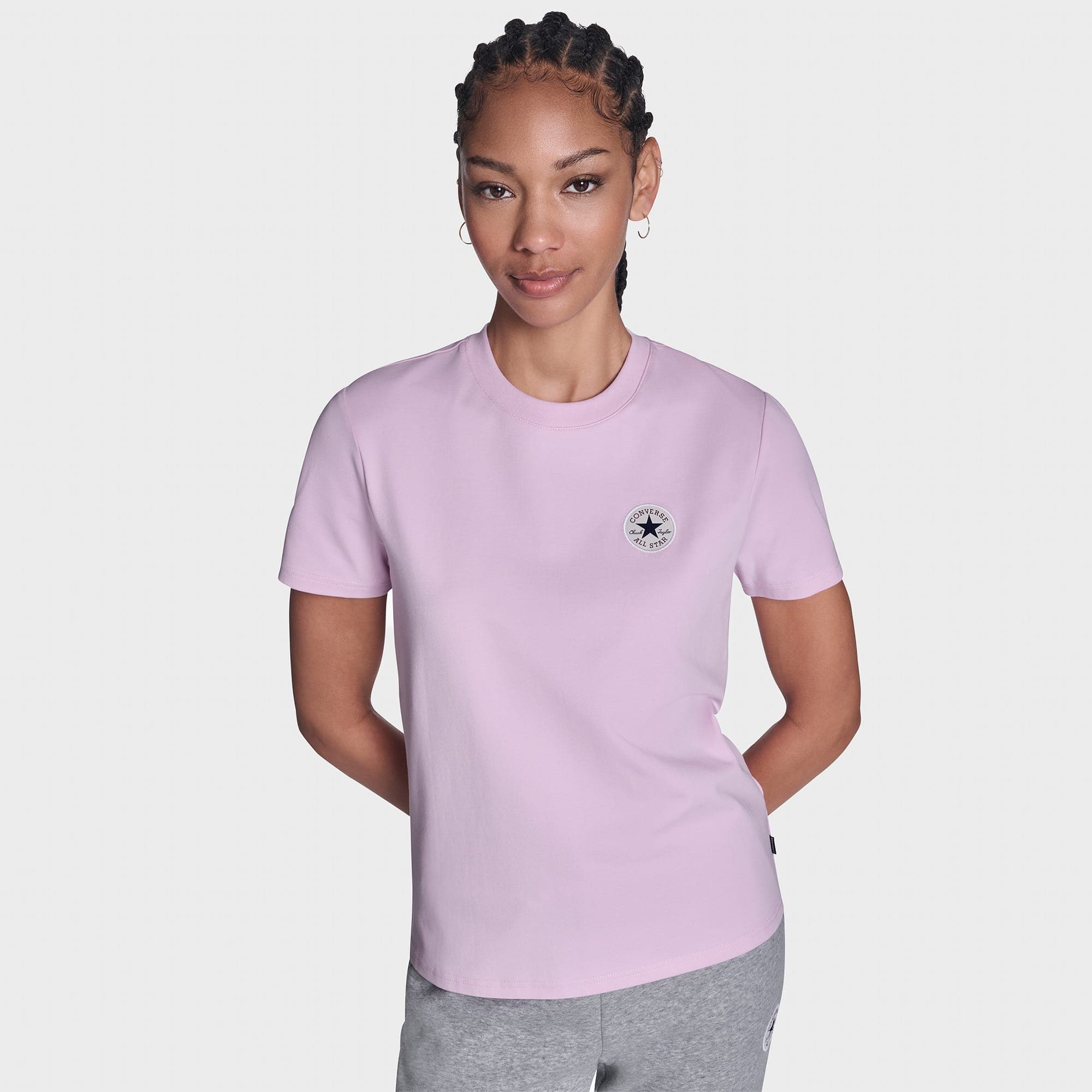 Converse Regular Fit Kadın Pembe T-Shirt