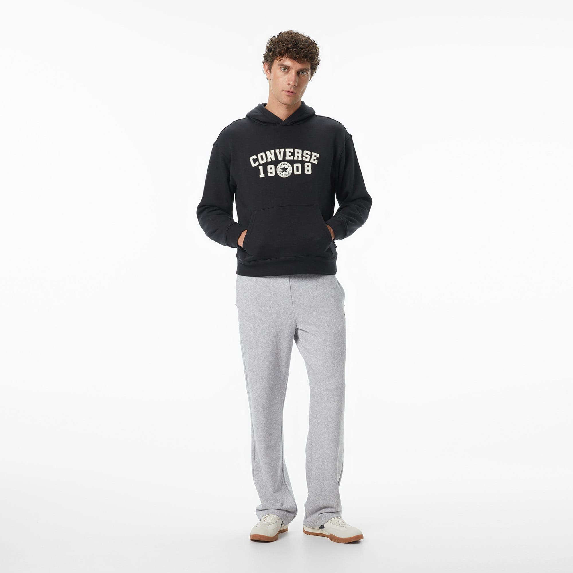 Converse Regular Fit Erkek Gri Eşofman Altı
