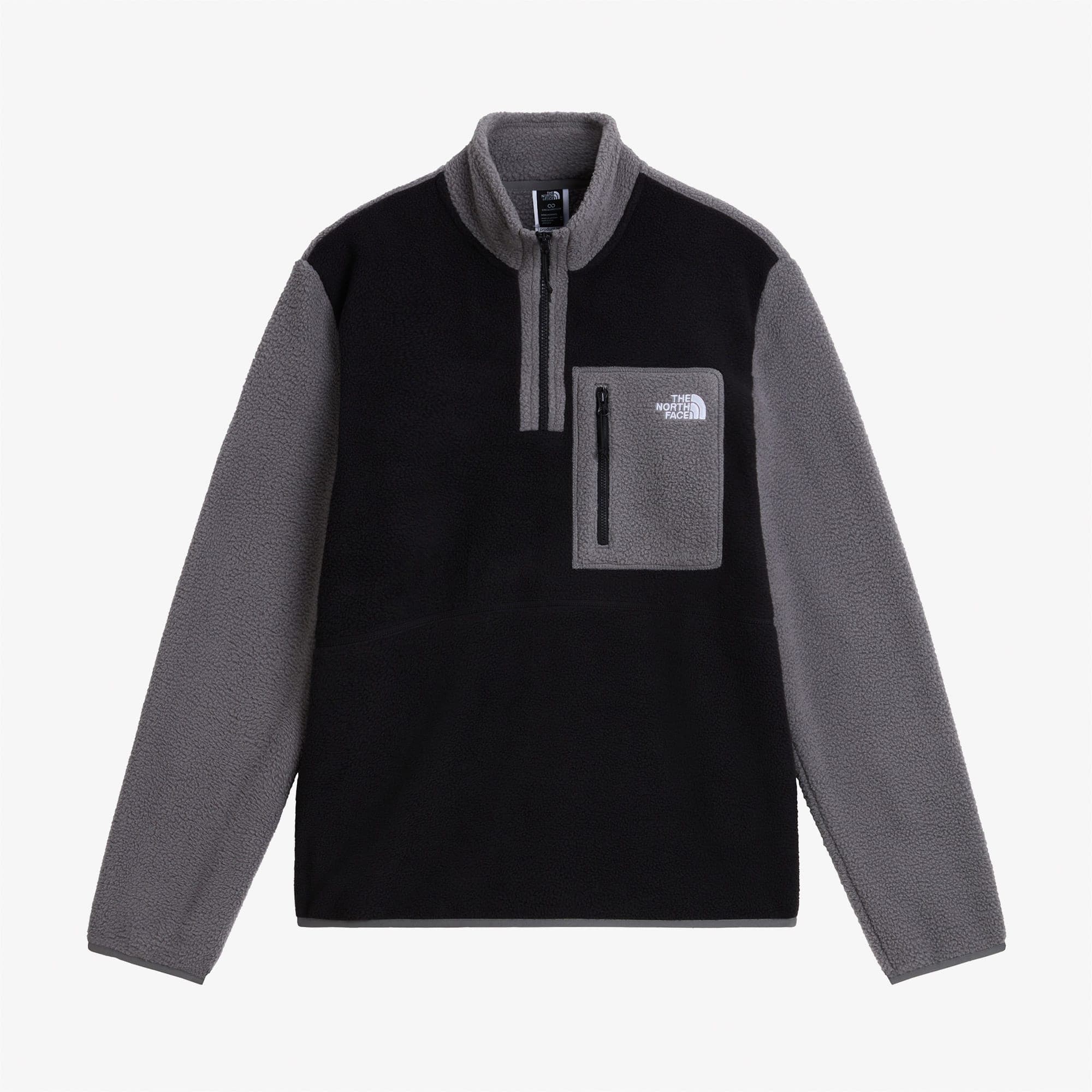 The North Face The Yumiori 1/4 Zip Fleece Erkek Gri/Siyah Polar